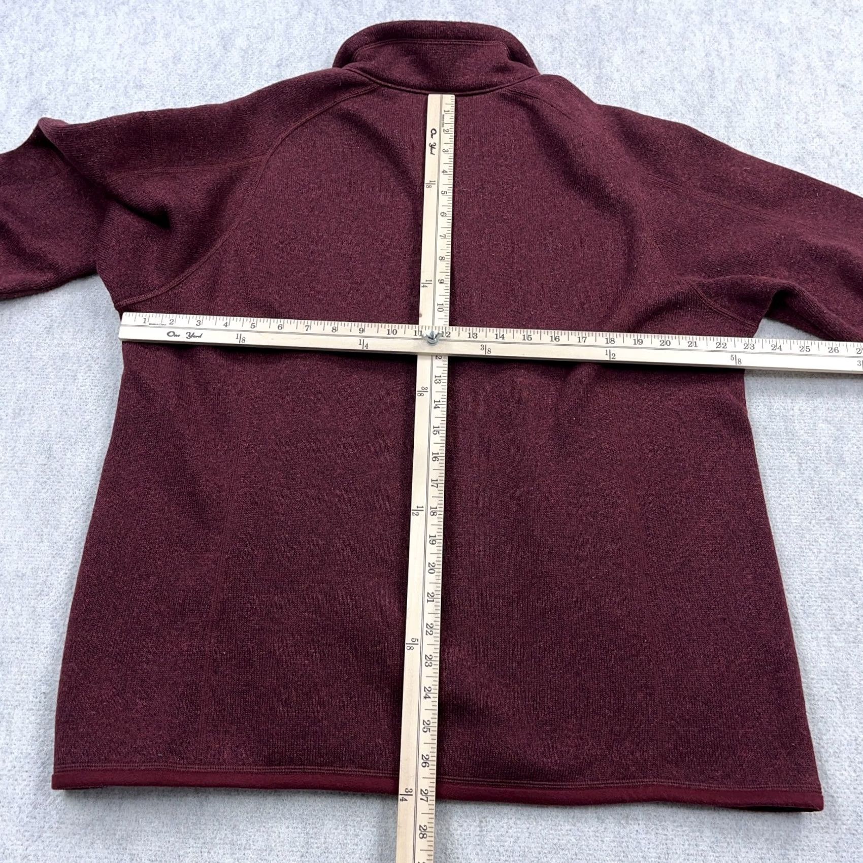 Patagonia Patagonia Sweater Men 2XL Pullover 1/4 Zip Mock Neck Red Heather Knit Jacket Casual Outdoor Size US XXL / EU 58 / 5 - 6 Thumbnail