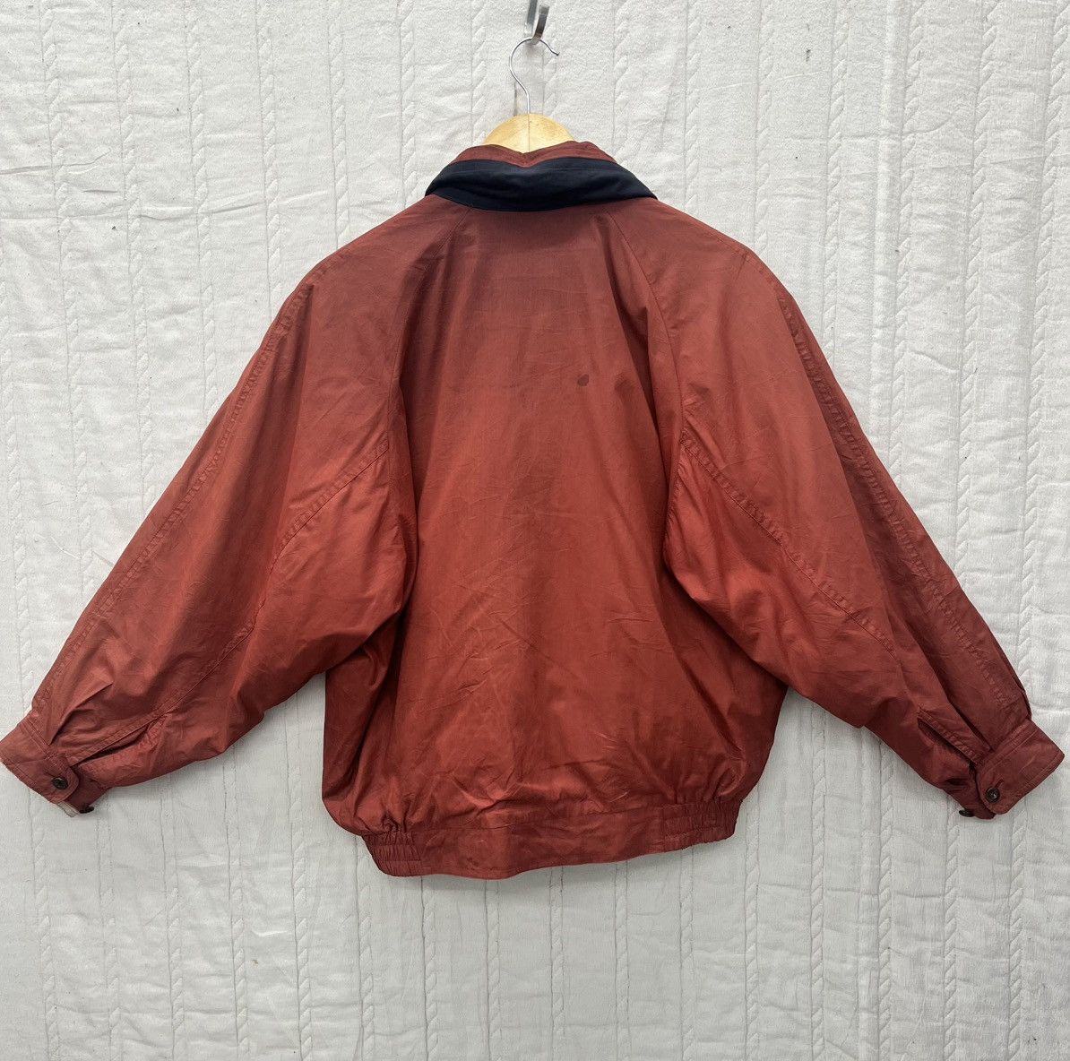 Burberry × Vintage VTG BURBERRY BOMBER JACKET HIDDEN HOODIE Size US M / EU 48-50 / 2 - 4 Thumbnail