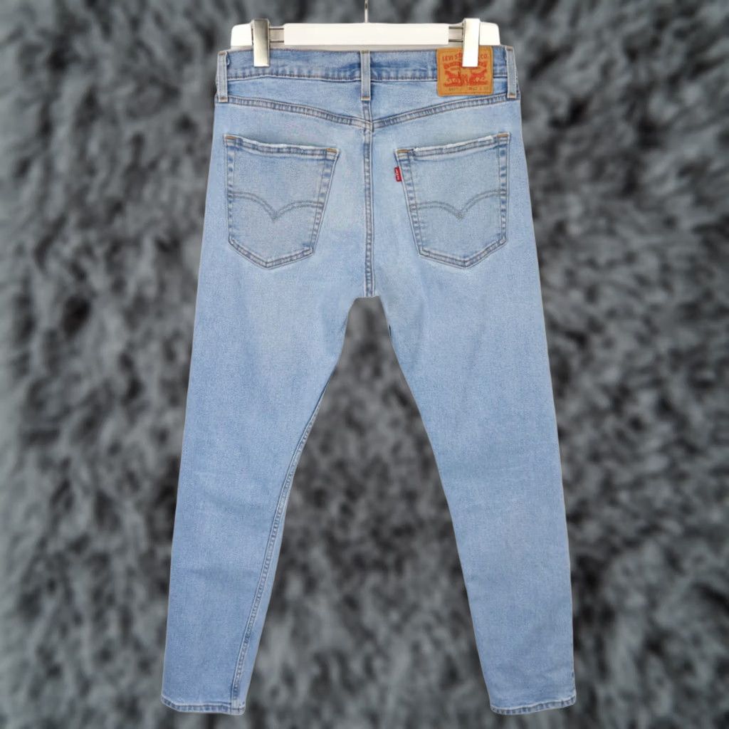 Levi's LEVI'S 512 Jeans Men's W32/L32 Slim Tapered Fit Whiskers Faded Blue Denim Size US 32 / EU 48 - 1 Thumbnail