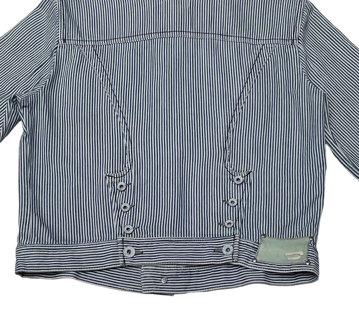 Designer × Diesel × Vintage Vintage Brand Diesel Hickory Trucker Jacket 2000s Size US L / EU 52-54 / 3 - 7 Thumbnail