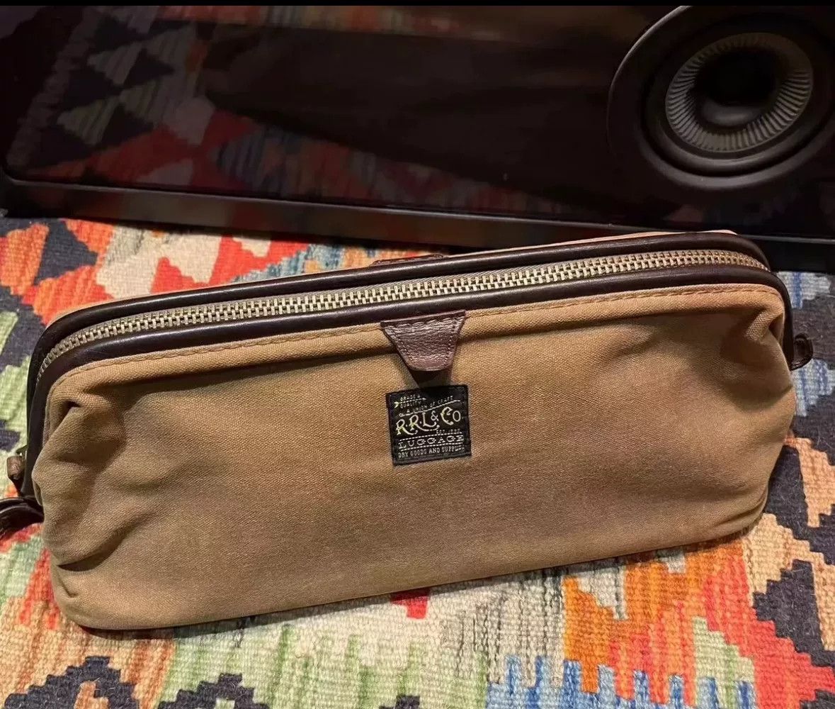 RRL Ralph Lauren RRL Double RL Canvas Clutch Wash Bag Size ONE SIZE - 1 Thumbnail