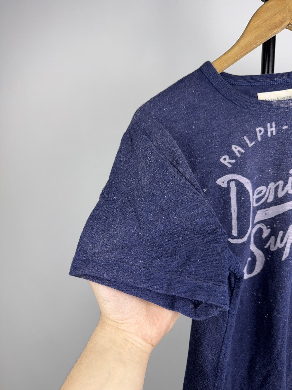Denim & Supply Ralph Lauren 00s Y2K Ralph Lauren Denim Supply USA Graphic Tee Navy M Size US M / EU 48-50 / 2 - 2 Thumbnail