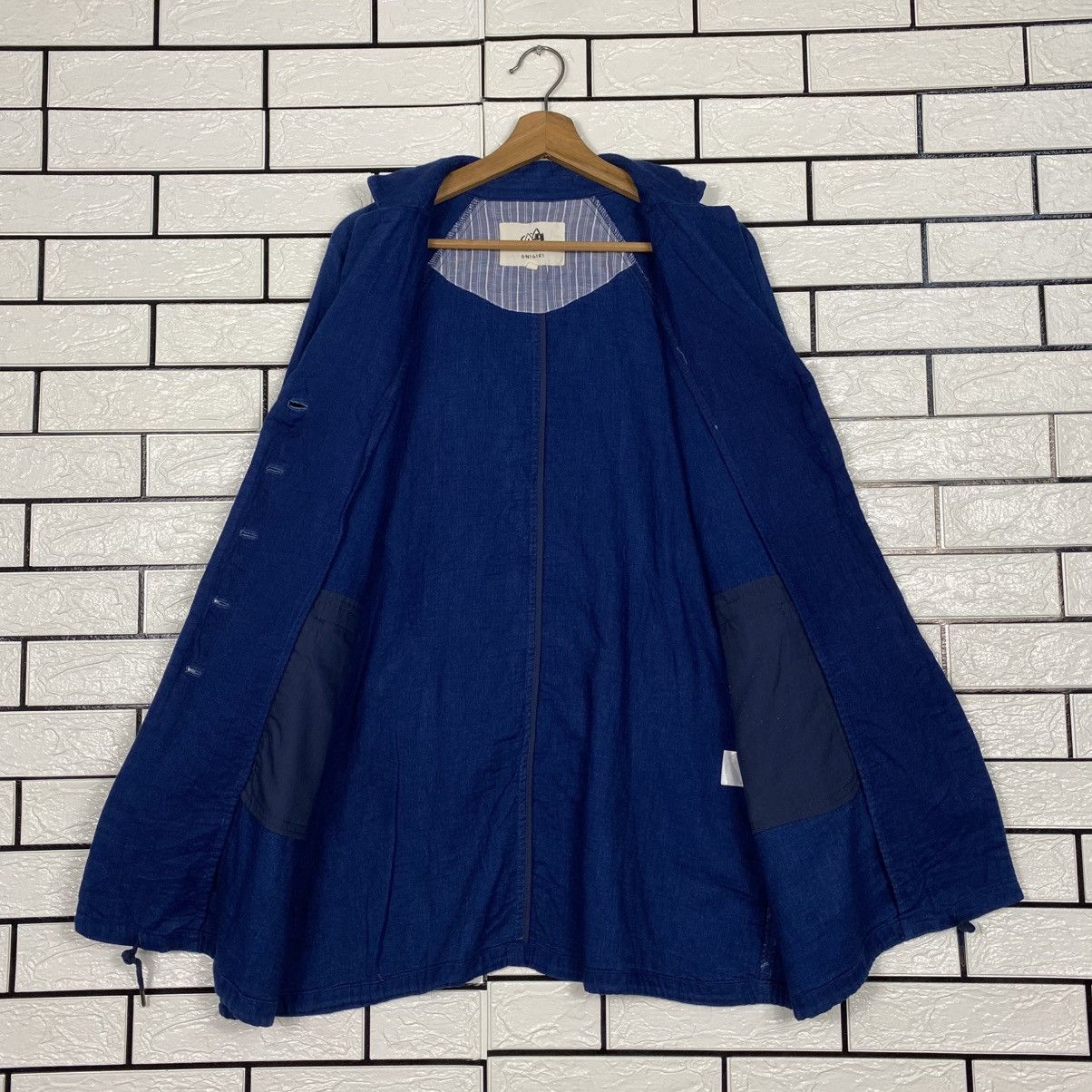 Kapital 📌Vintage Indigo Jacket Sissoko Design Blue Blue Onigiri Size US L / EU 52-54 / 3 - 14 Thumbnail