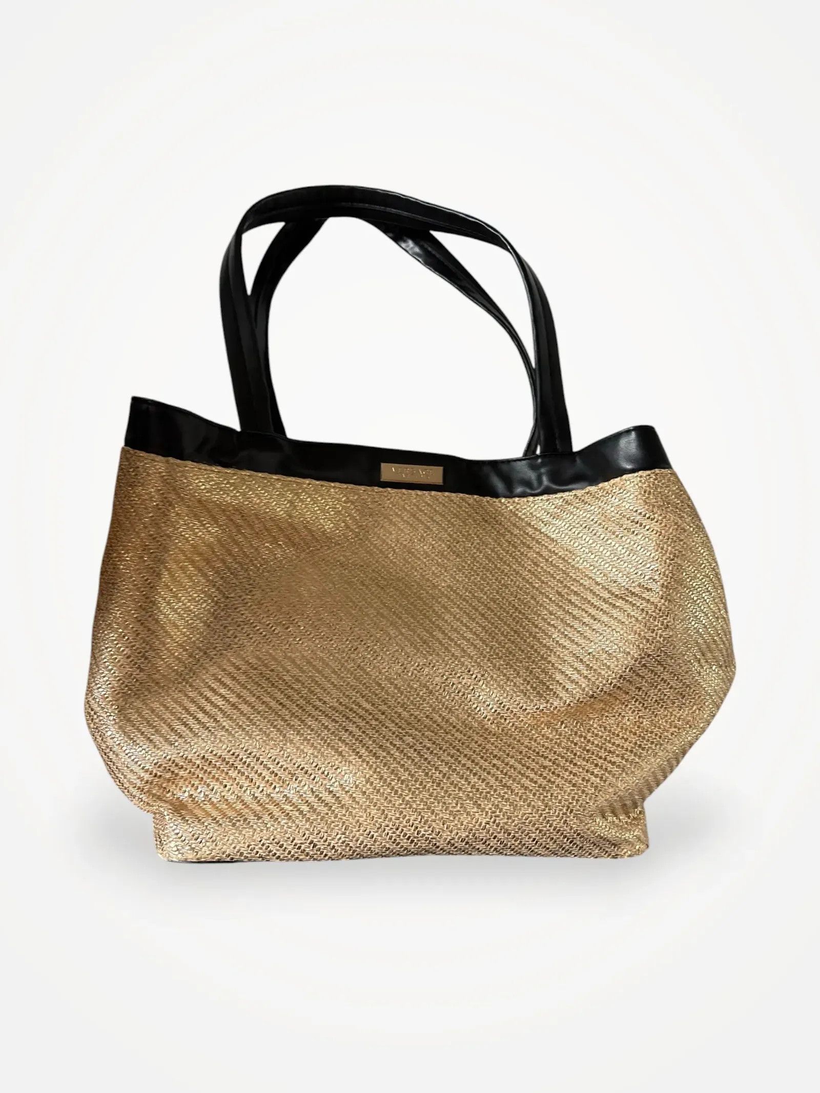 Versace Versace Versace Parfums Gold Tote Bag Bucket Bag Size ONE SIZE - 1 Thumbnail