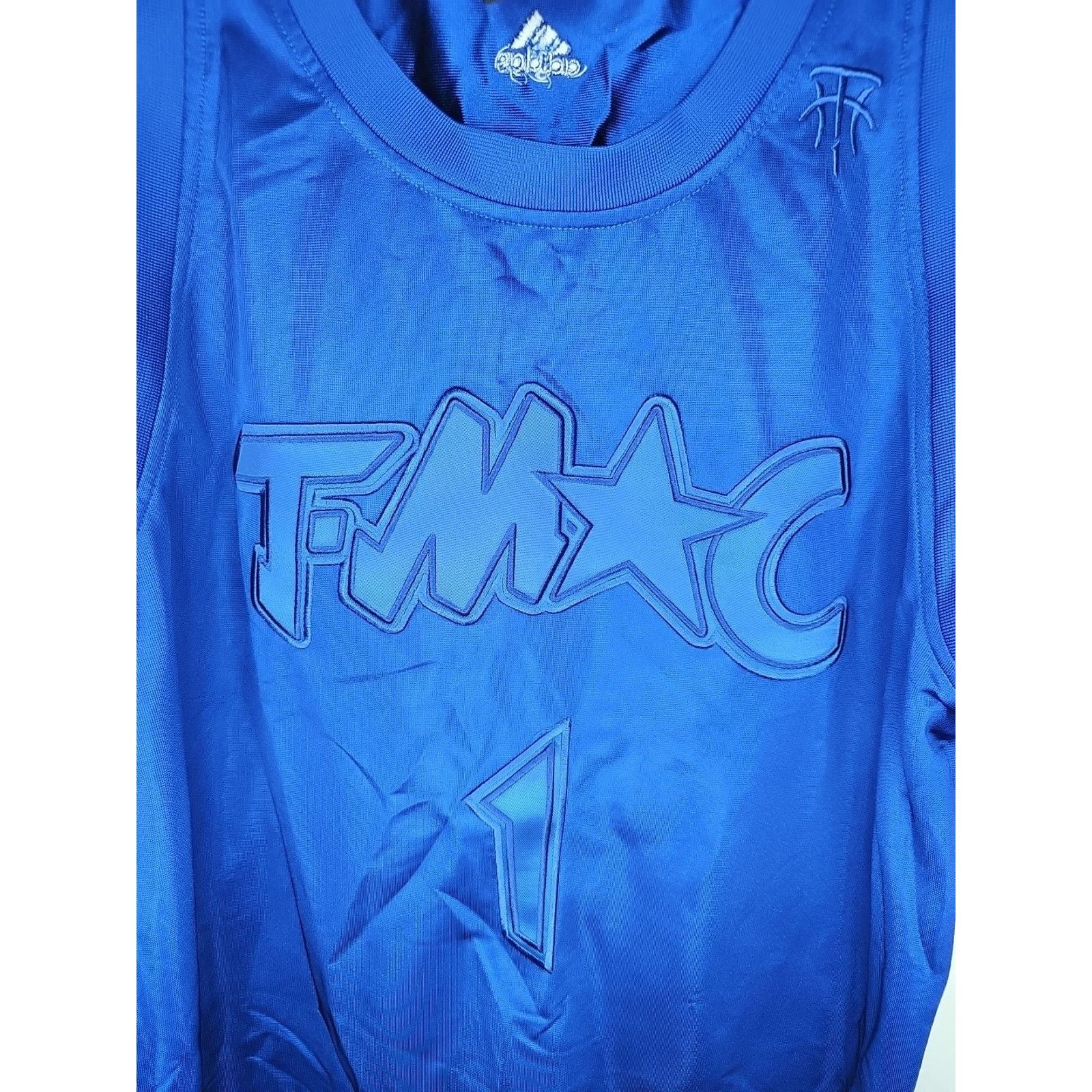 Adidas Adidas Designed Exclusively Tracy McGrady Blue Jersey Size M Size US M / EU 48-50 / 2 - 2 Thumbnail