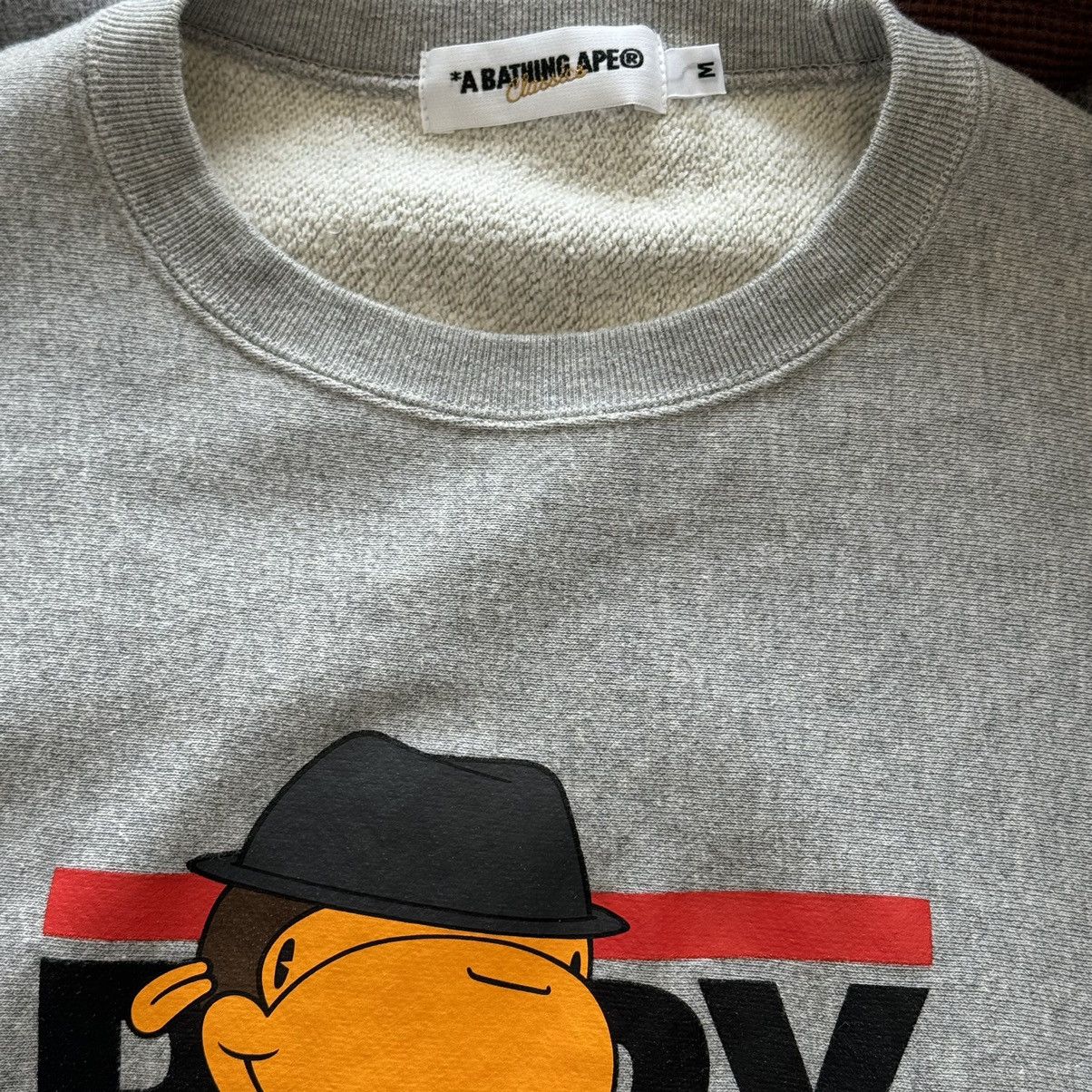 Bape OG Baby Milo Run DMC Logo Crewneck Sweater Size US M / EU 48-50 / 2 - 7 Thumbnail