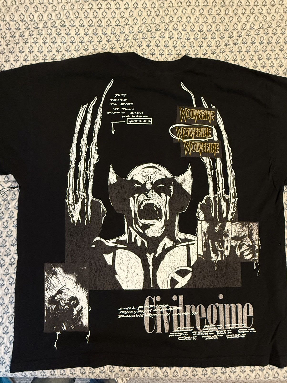 Civil Regime × Marvel Comics Civil Regime x X-Men Wolverine Hoodie size LG Size US L / EU 52-54 / 3 - 2 Thumbnail