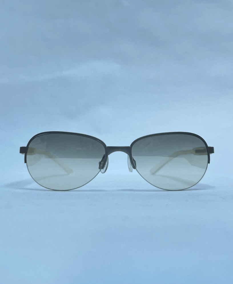 Prada × Vintage PRADA Sunglasses SPR 58C Star Sport Metal Shield Oval Wrap Size ONE SIZE - 6 Thumbnail