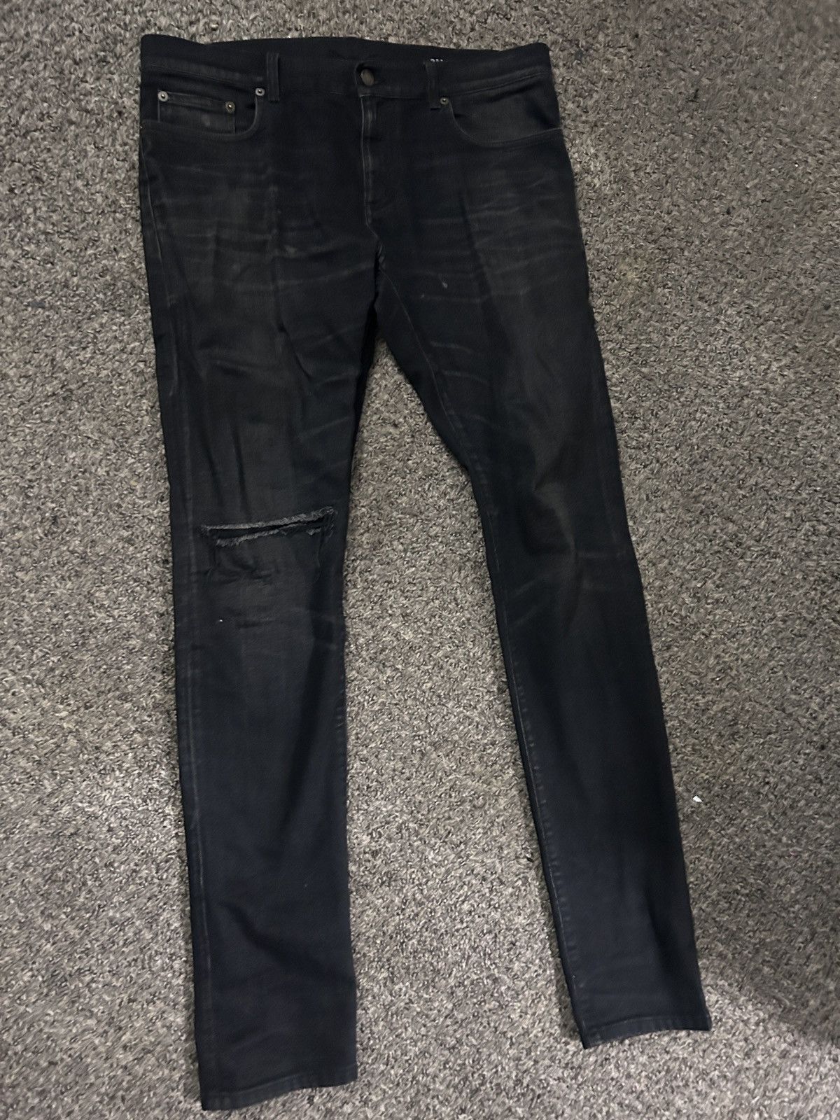 Yves Saint Laurent ysl d02 denim hedi era Size US 32 / EU 48 - 8 Thumbnail