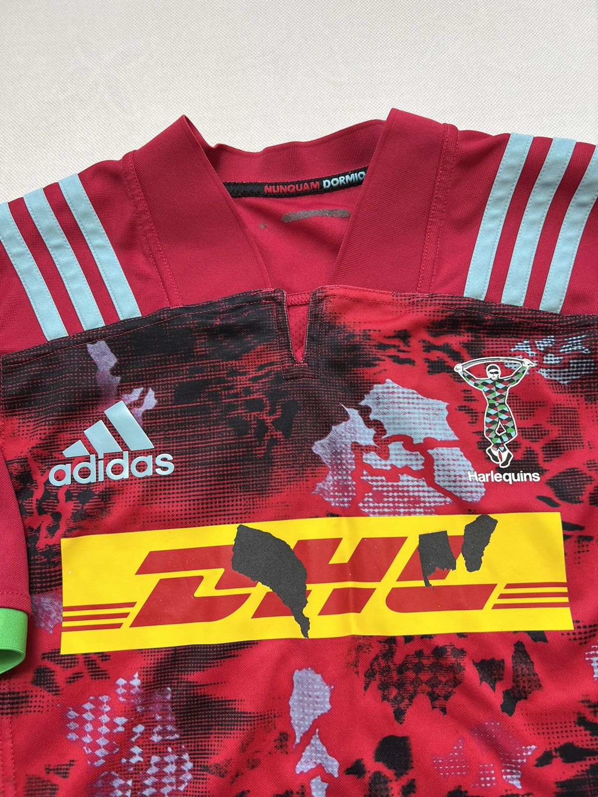 Adidas Tshirt Adidas Harlequins 2017/2017 Rugby Size US L / EU 52-54 / 3 - 4 Thumbnail