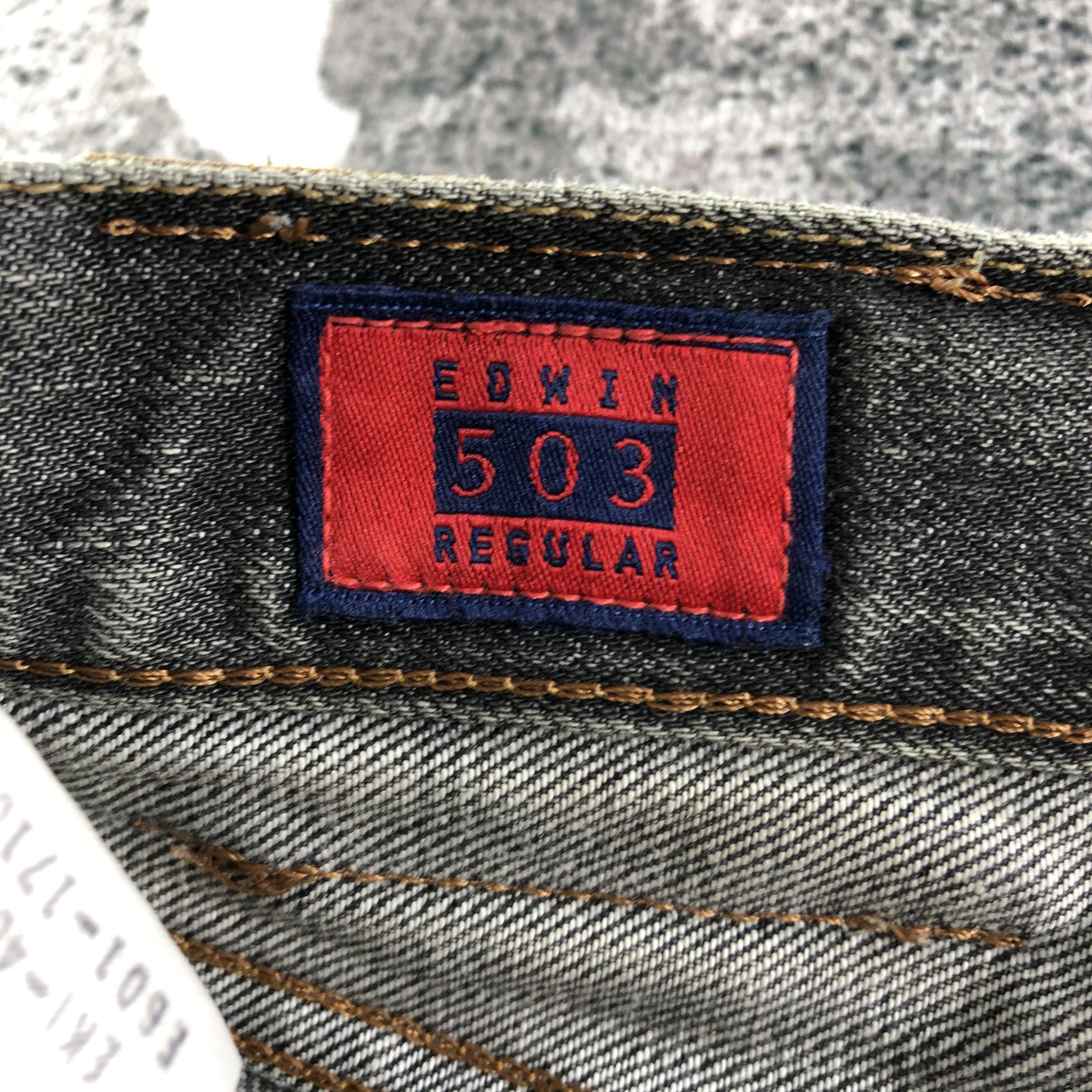 Edwin Vintage Edwin Jeans Faded Black Denim KJ2570 Size US 29 - 9 Thumbnail