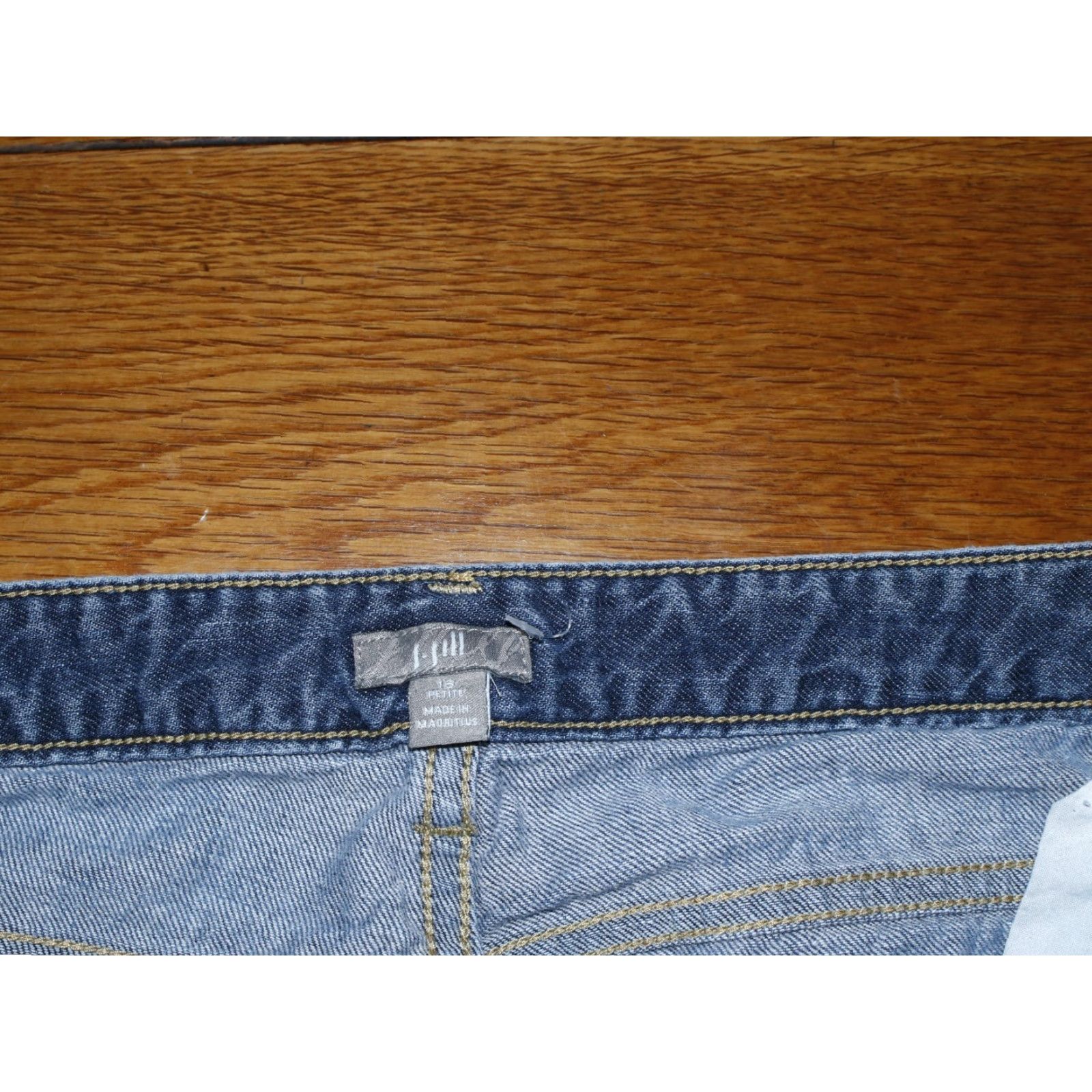 Vintage Hill Boot Cut Jeans Med Wash Blue 16P 36X26 Jeggings Short Women's Size 36" / US 14 / IT 50 - 6 Thumbnail