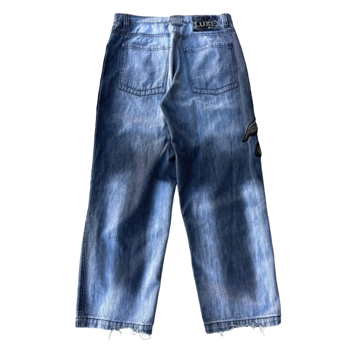 JNCO × Southpole × Warner Bros LOT 29 WIDE LEG WILE E COYOTE BLACK WASHED BAGGY Y2K JEANS Size US 34 / EU 50 - 11 Thumbnail