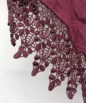 Japanese Brand Vintage Marseille Elegant Fashion Wool cape shawls Size ONE SIZE - 8 Thumbnail