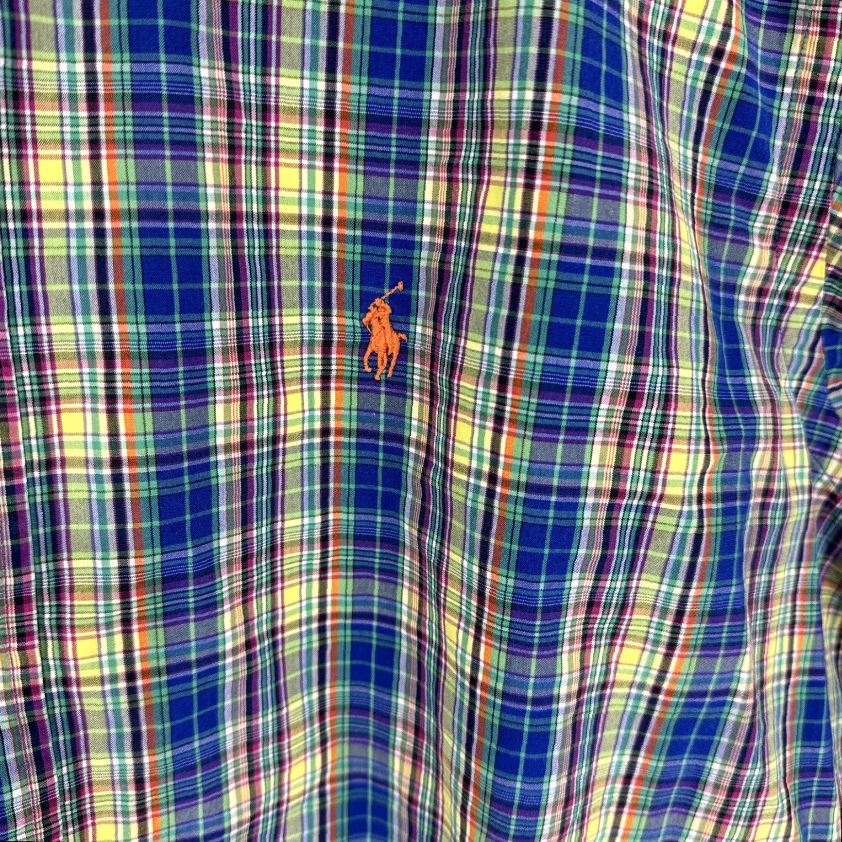 Polo Ralph Lauren VINTAGE Polo Ralph Lauren Shirt XL Plaid Long Sleeve Button-Down Collared Size US XL / EU 56 / 4 - 6 Thumbnail
