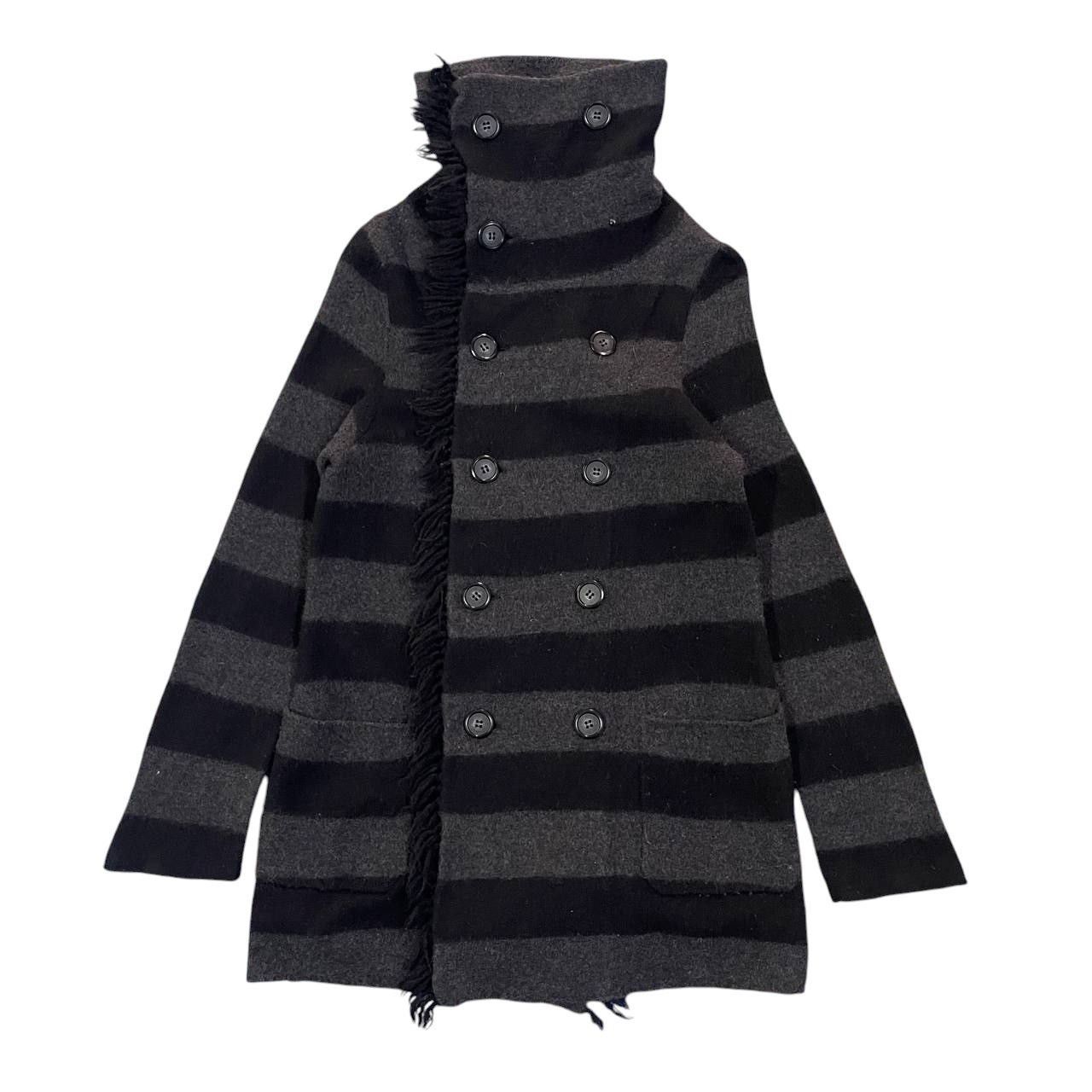 gomme Gomme High Neck Double Breasted Wool Coat Size M / US 6-8 / IT 42-44 - 1 Thumbnail