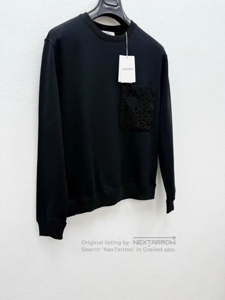 Valentino Valentino Woven pocket sweatshirt Size S / US 4 / IT 40 - 2 Thumbnail