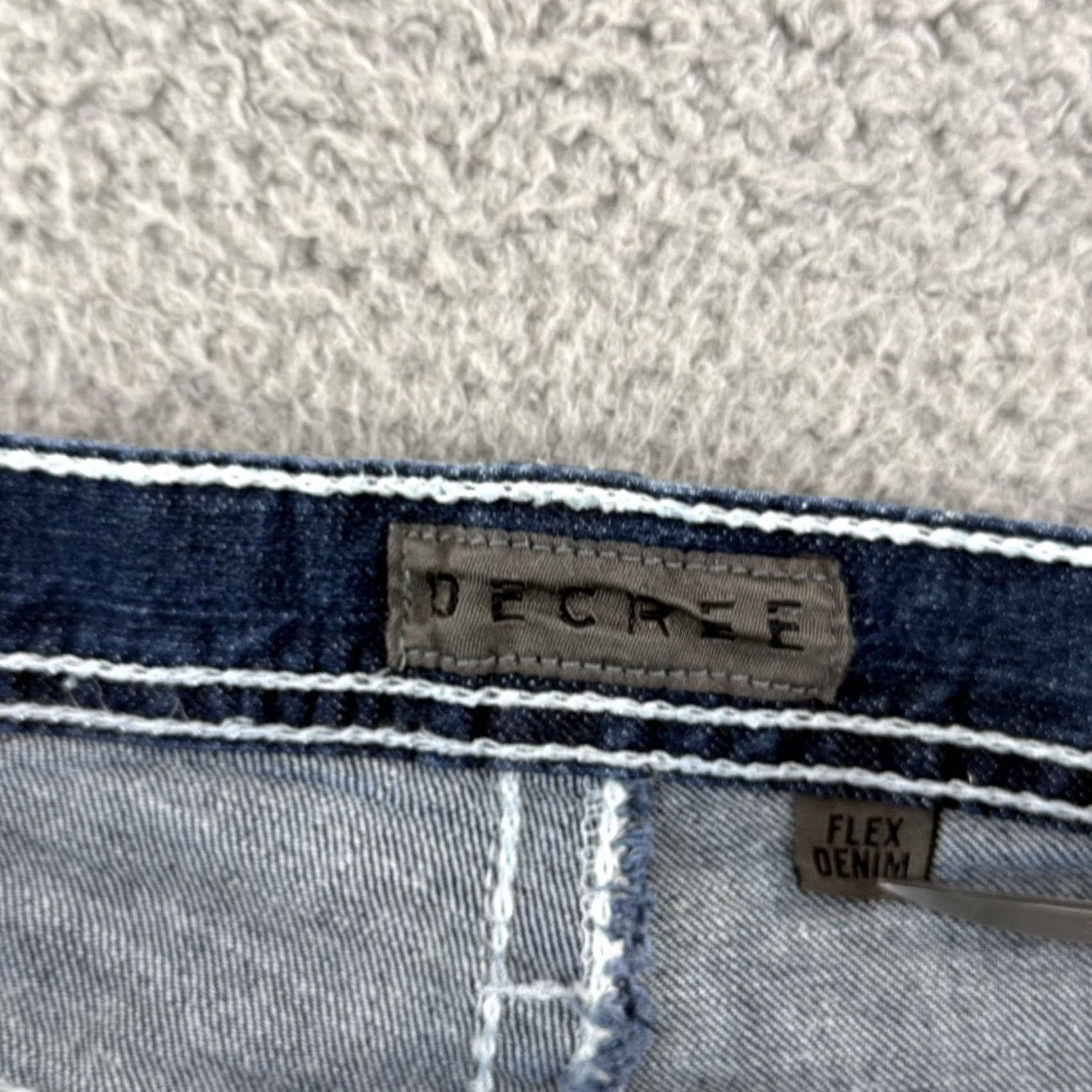 Decree Decree Jeans Mens 38x30 Blue Washed Denim Bootcut Cowboy Western Outdoor Jeans Mens Regular 38x30 Blue Denim Bootcut Cowboy Western Outdoor Size US 38 / EU 54 - 5 Thumbnail