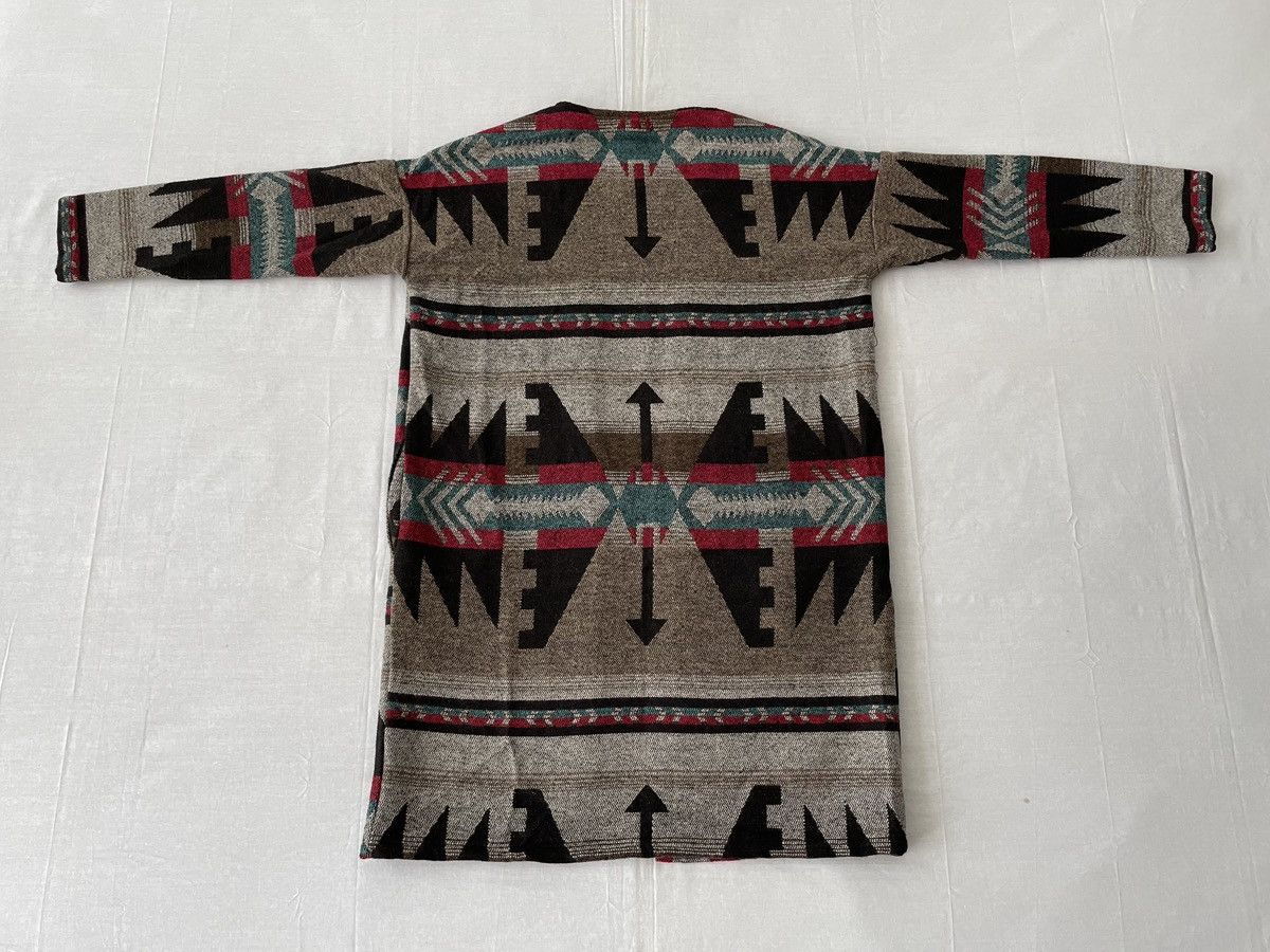 Japanese Brand Aztec Navajo Motif Cardigan Coat Sanjuro Style Size US M / EU 48-50 / 2 - 9 Thumbnail