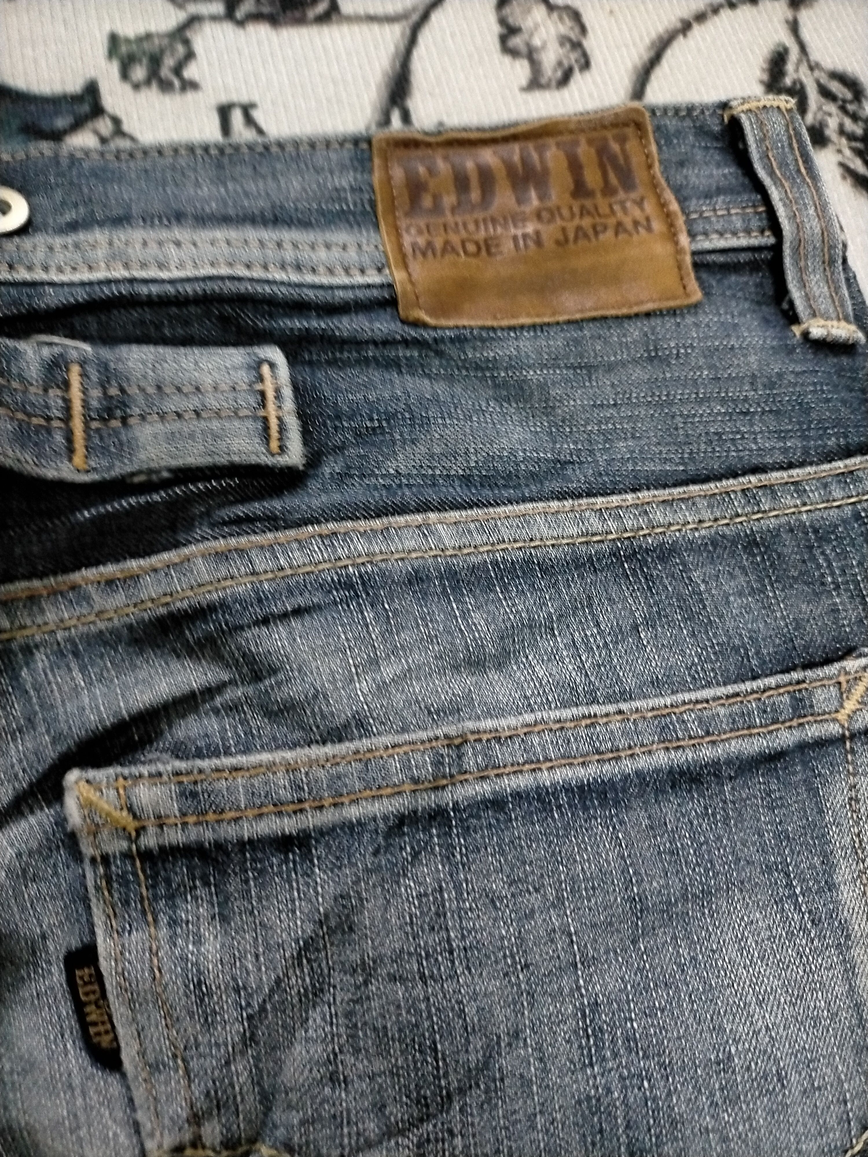 Edwin 🔥Rare🔥 Edwin Japan Double Knee Washed Flare Jeans Size US 34 / EU 50 - 4 Thumbnail
