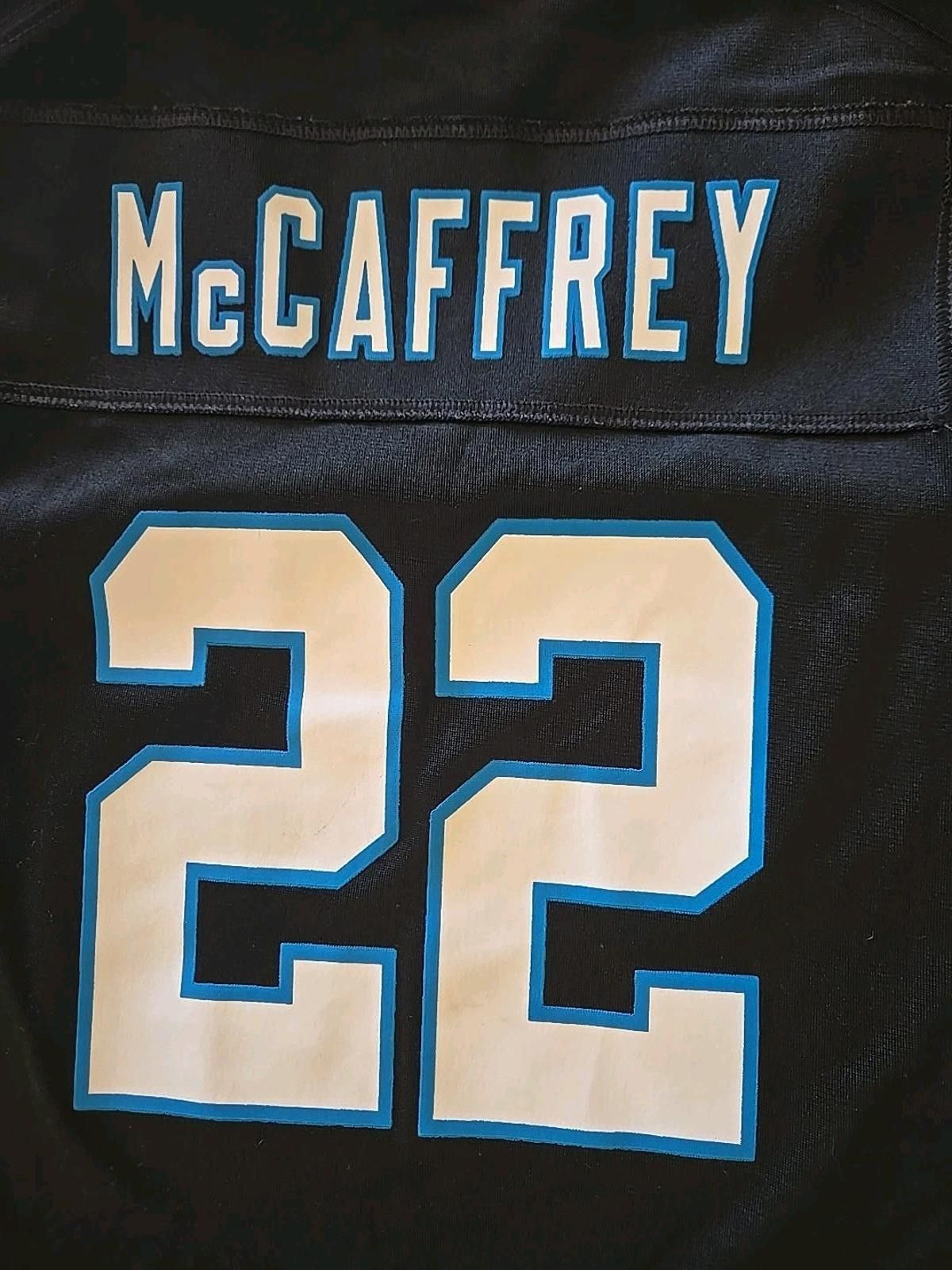 Nike Christian McCaffrey #22 NFL Panthers On Field Nike Jersey Size ONE SIZE - 5 Thumbnail
