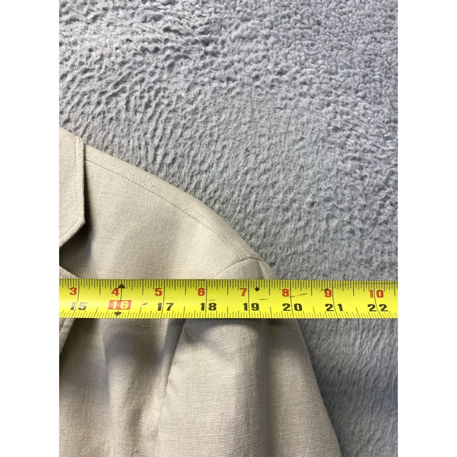 Vintage Alan Flusser Sport Coat Linen Blend Blazer Men XL 46/48 Beige Jacket /126-58 Size 46R - 6 Thumbnail