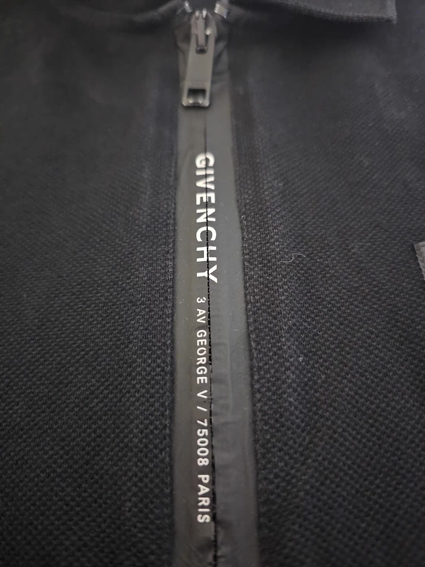 Givenchy Givenchy Men's Black Polo Shirt, Size US XXL / EU 58 / 5 - 2 Thumbnail