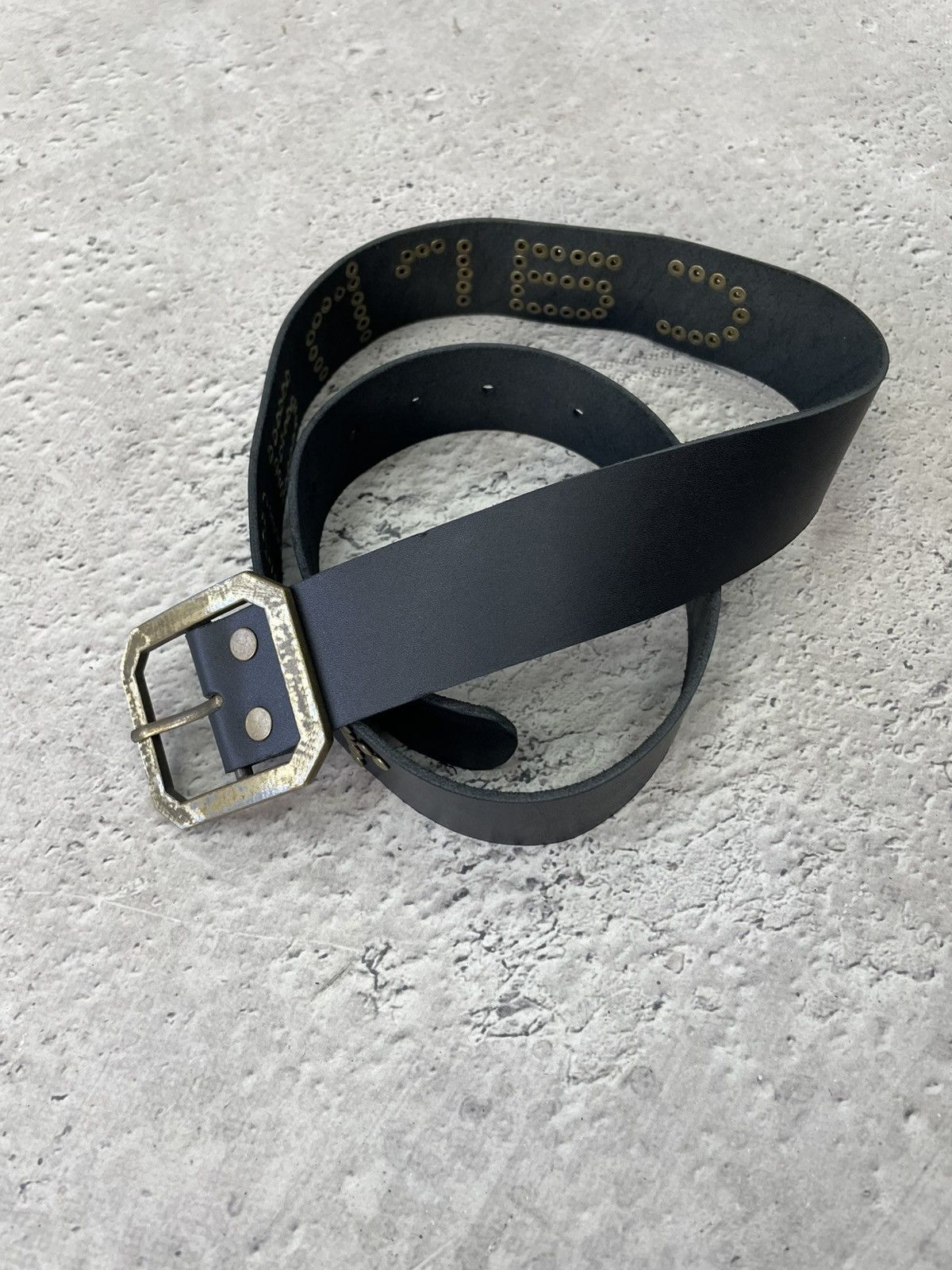 Carhartt Carhartt black leather belt avant garde street style Size ONE SIZE - 9 Thumbnail