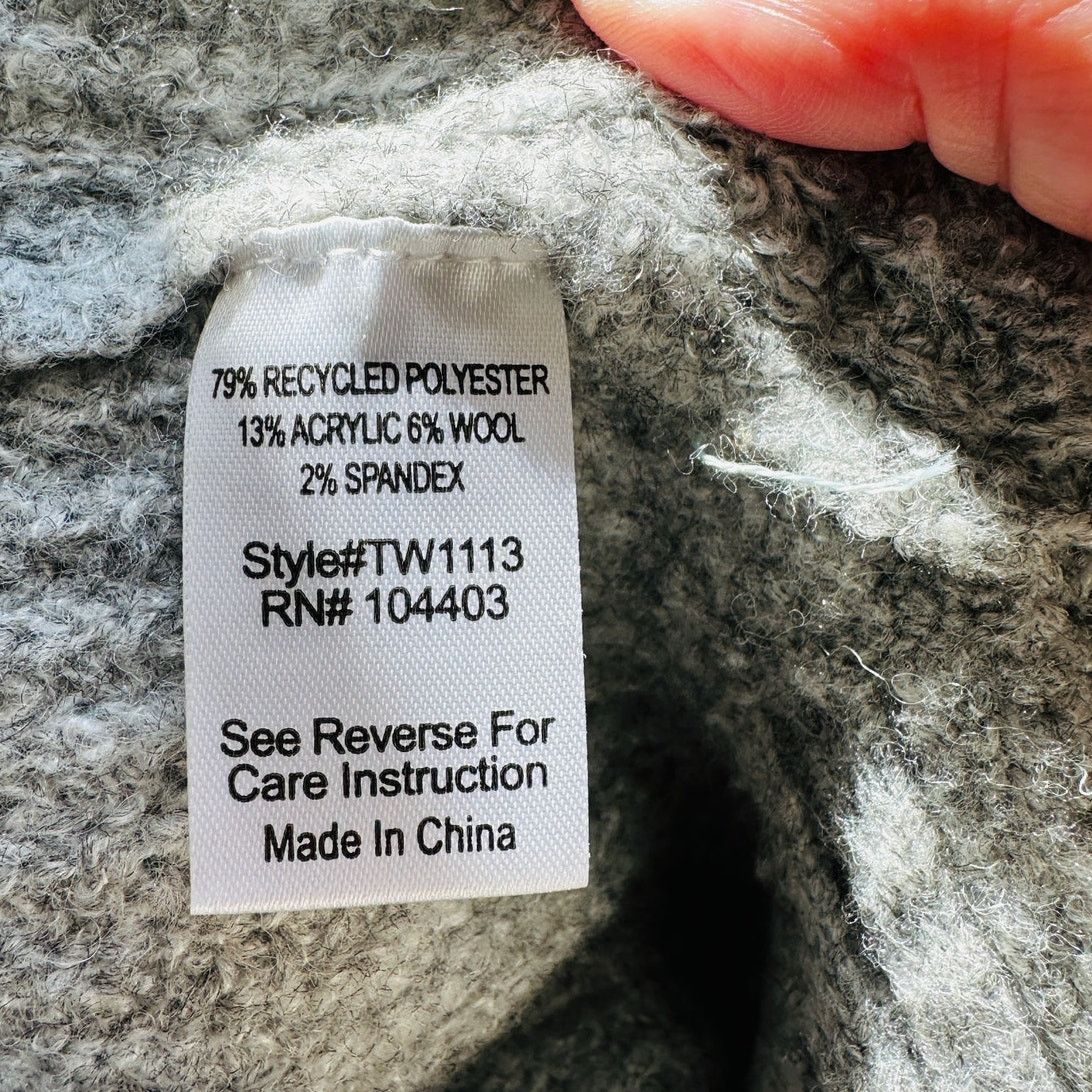 Other The Workshop Gray Keepin It Cozy Boxy Long Sleeve Sweater M Size M / US 6-8 / IT 42-44 - 12 Thumbnail