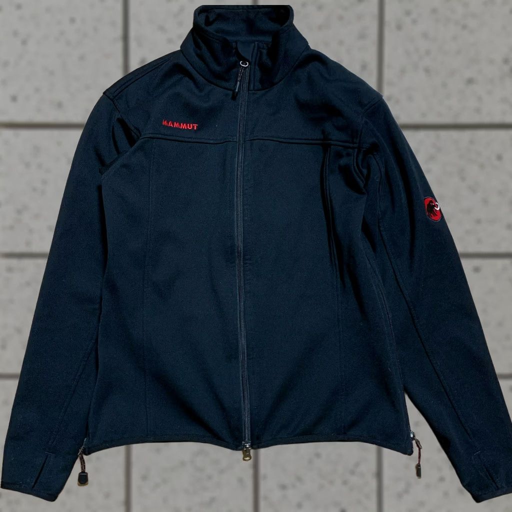 Mammut Mammut Ultimate Womens Windstopper Jacket S Windbreaker Softshell Black Zip Regular Logo Outdoor Travel Windbreaker Mens Womens Size S / US 4 / IT 40 - 1 Thumbnail
