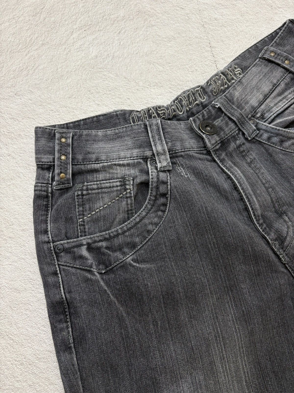 Number (N)ine 2000s CH jeans japan smokewash Denim y2k style Size US 31 - 3 Thumbnail