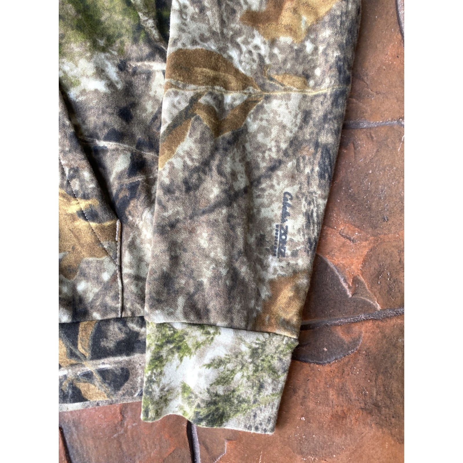 Vintage Cabela's Hoodie Sweatshirt Wood Womens XL Camouflage Print Hunting Pockets Hooded Casual Activewear Pullover Size XL / US 12-14 / IT 48-50 - 5 Thumbnail