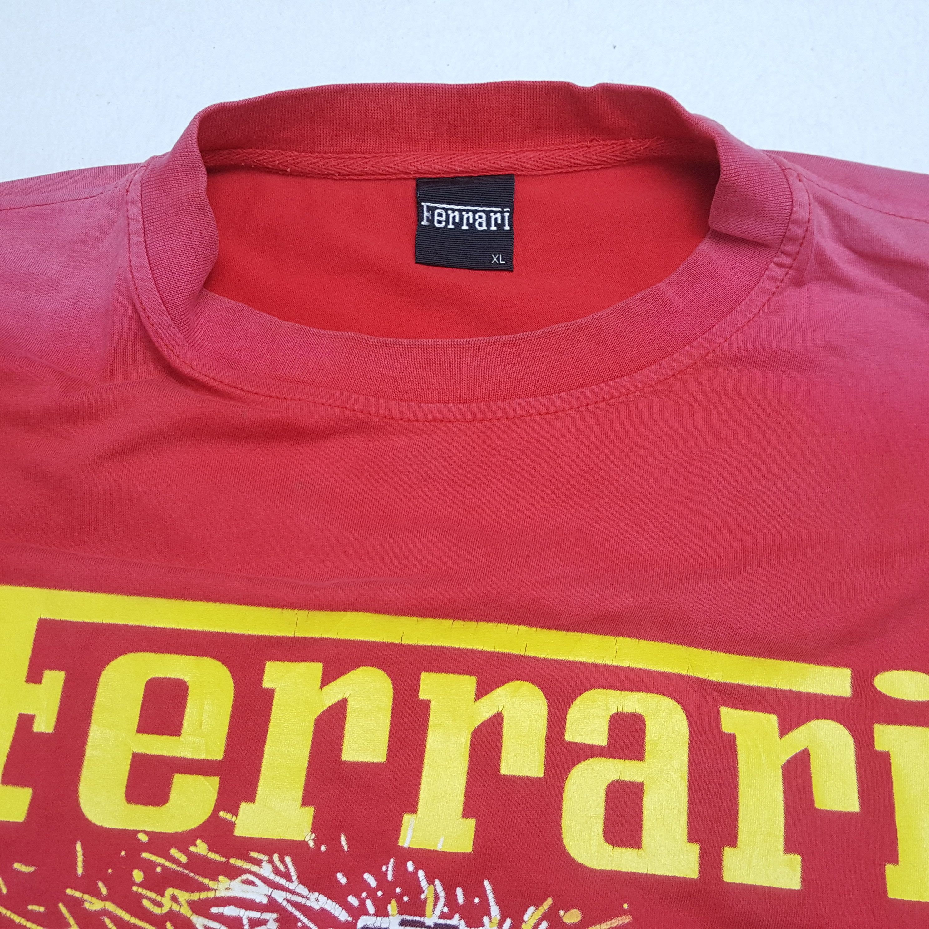 Ferrari × Vintage Vintage FERRARI FORMULA 1 Racing Team T-Shirts Size US XL / EU 56 / 4 - 10 Thumbnail