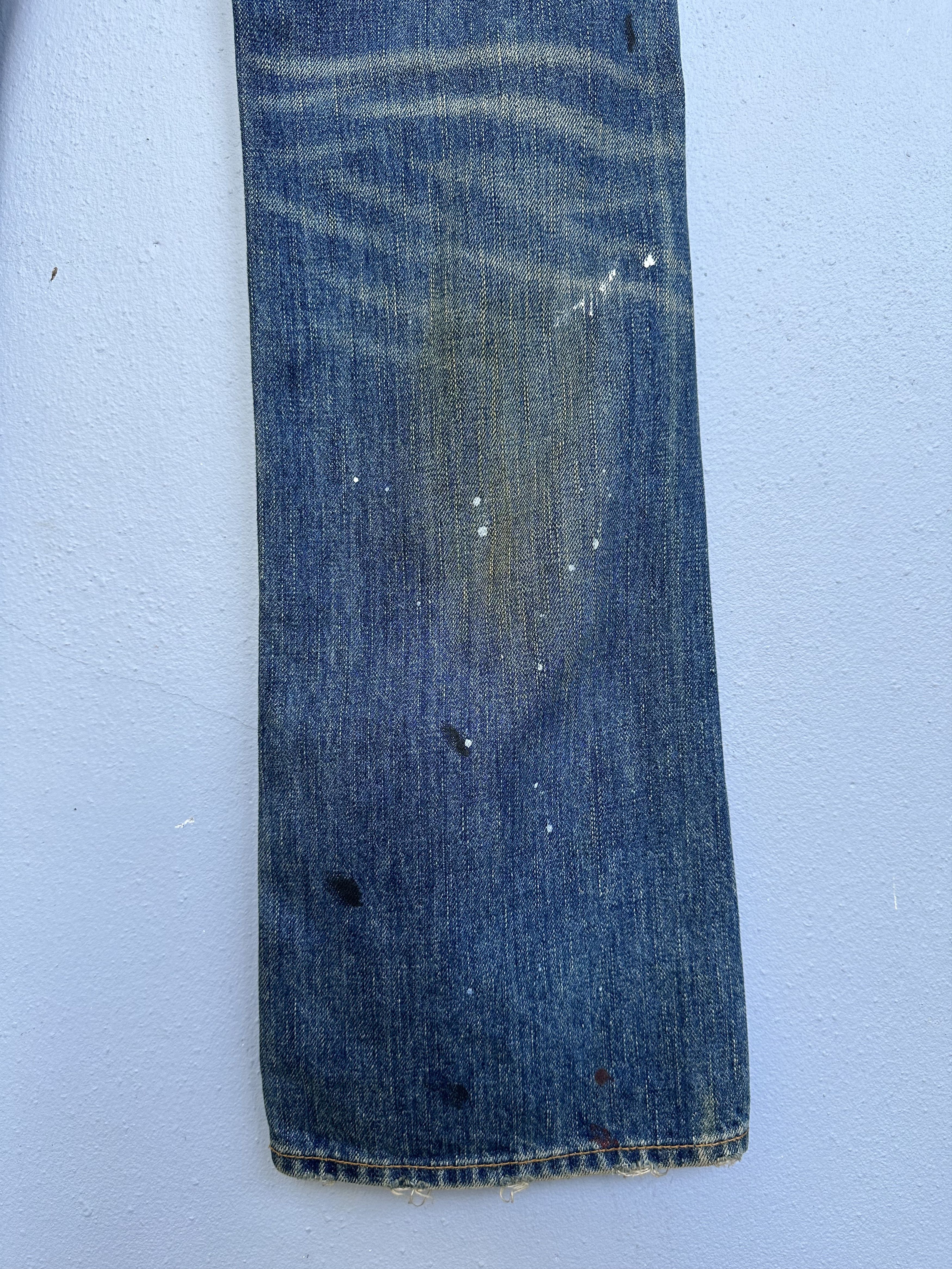 Japanese Brand Vtg Japanese Brand Bonds & Peace Rips Patchwork Denim Jeans Size US 31 - 24 Thumbnail