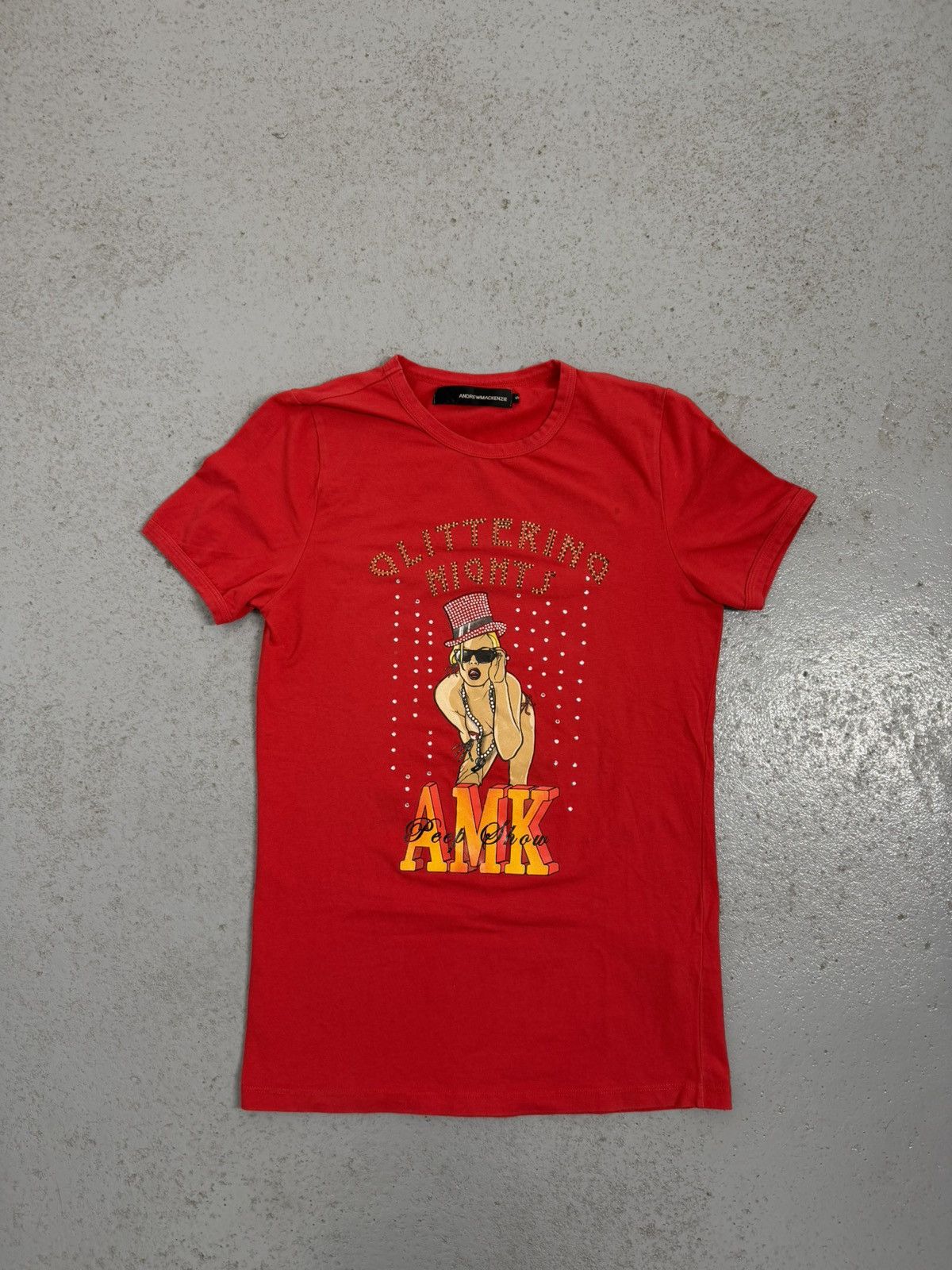 Andrew Mackenzie Vintage Andrew Mackenzie AMK Glittering Nights T-Shirt Size US S / EU 44-46 / 1 - 1 Thumbnail