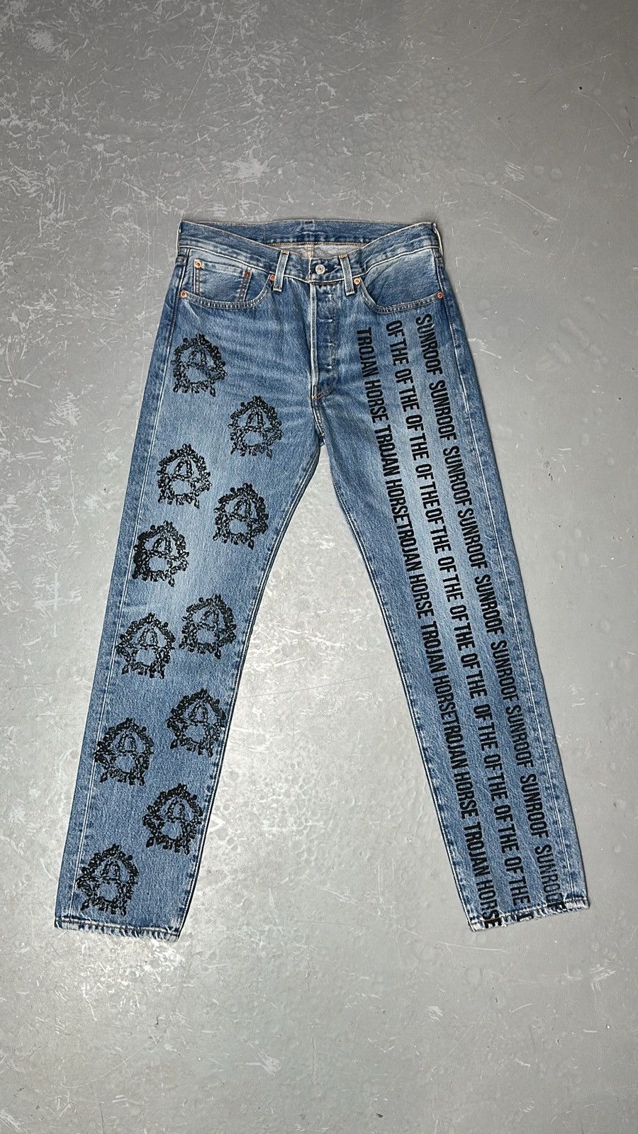 Denim tears “Anarchy” jeans