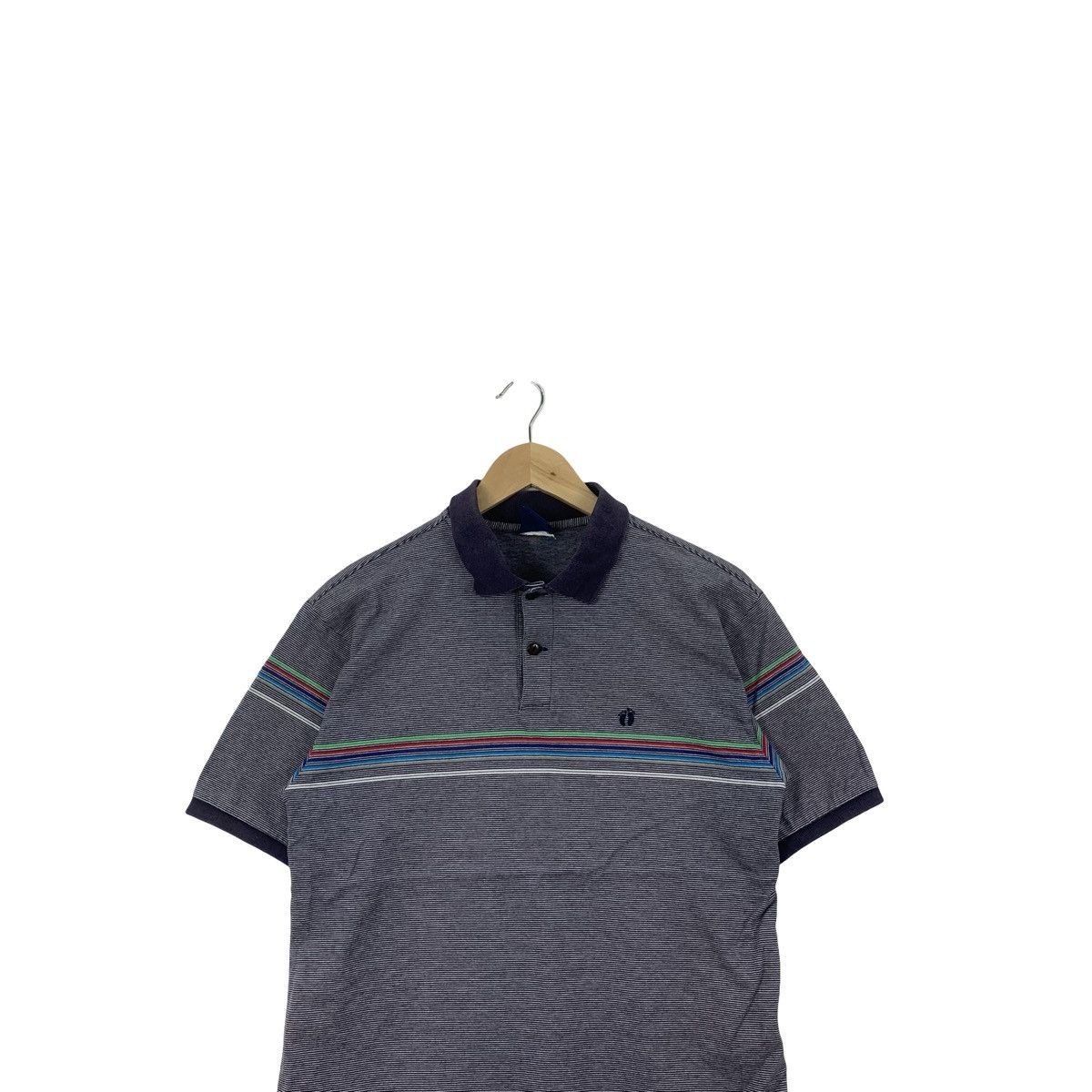 Hang Ten Vintage HANG TEN Embroidered Logo Retro Stripe Design Tee Size US M / EU 48-50 / 2 - 2 Thumbnail