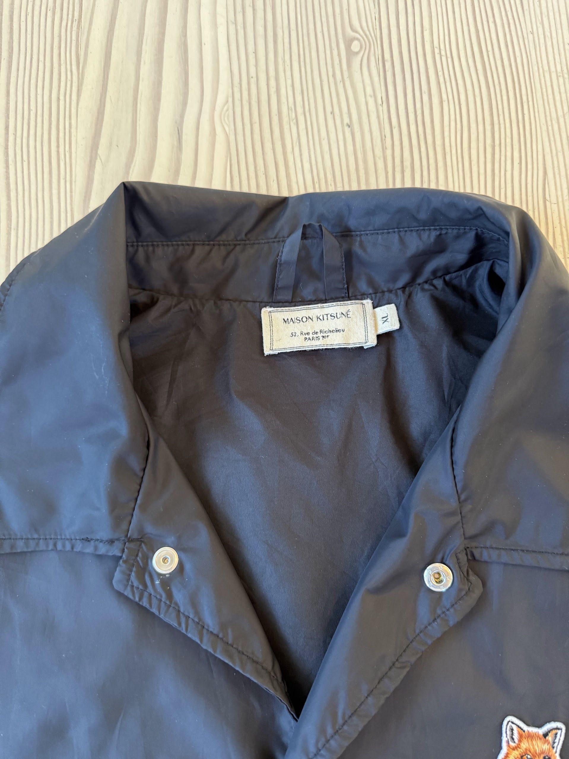 Maison Kitsune Bertil Windbreaker Coach Jacket Size US XL / EU 56 / 4 - 2 Thumbnail