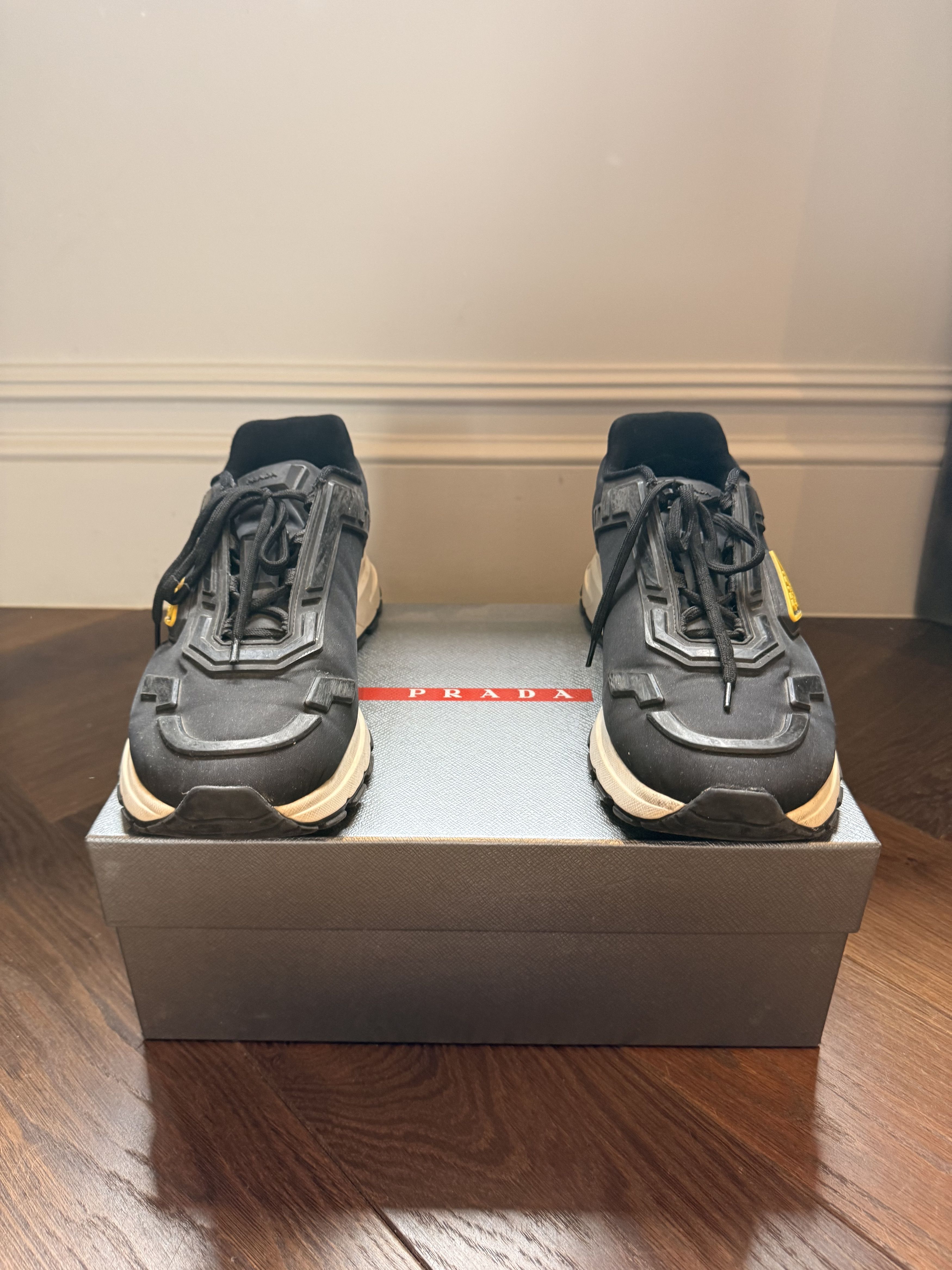 Prada PRAX 01 RNR 'Black yellow' Nylon Size US 10 / EU 43 - 1 Thumbnail