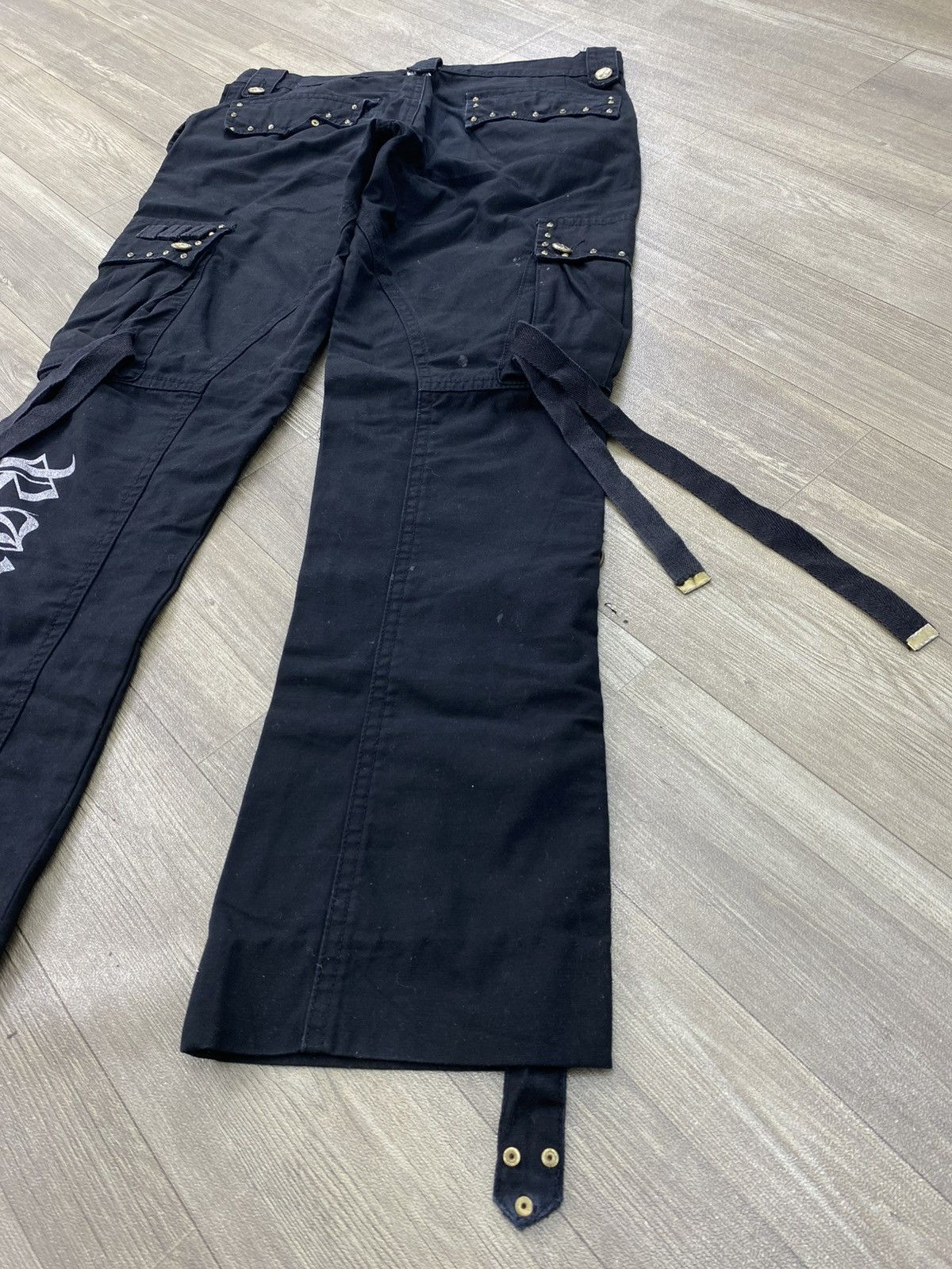 Hysteric Glamour 2000s Skulls Riot Ifsixwasnine Lgb Punk Bondage Cargo Pants Size US 30 / EU 46 - 15 Thumbnail
