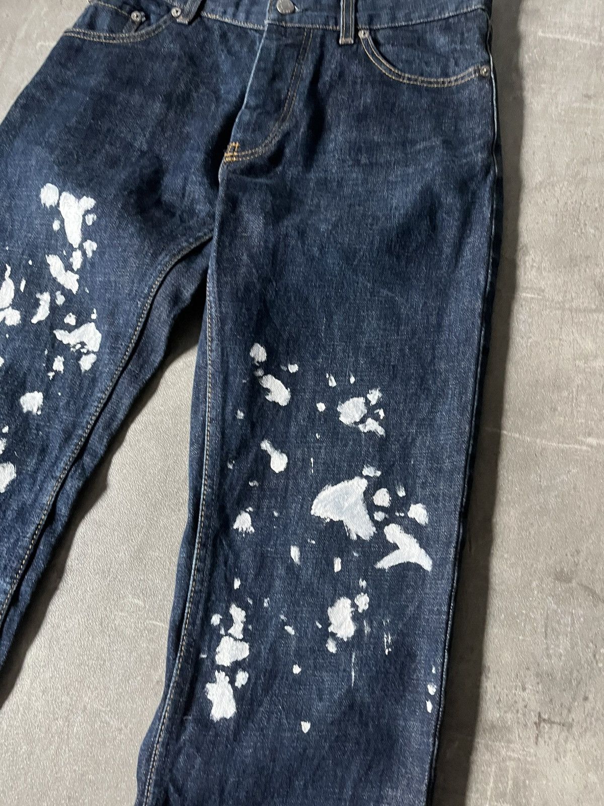 Helmut Lang Helmut Lang classic raw denim painter custom 90s jeans rare Size US 30 / EU 46 - 4 Thumbnail
