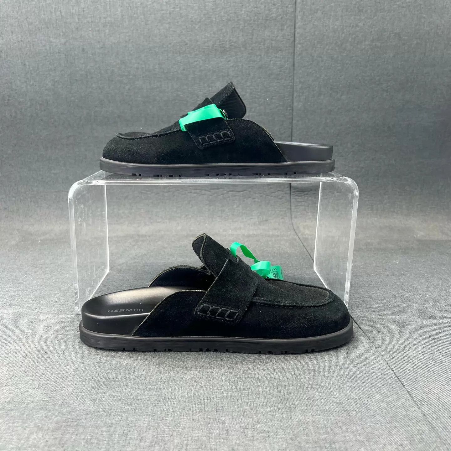 Hermes Hermès Mules Black 37 Original Box Like New Size US 6.5 / IT 36.5 - 2 Thumbnail