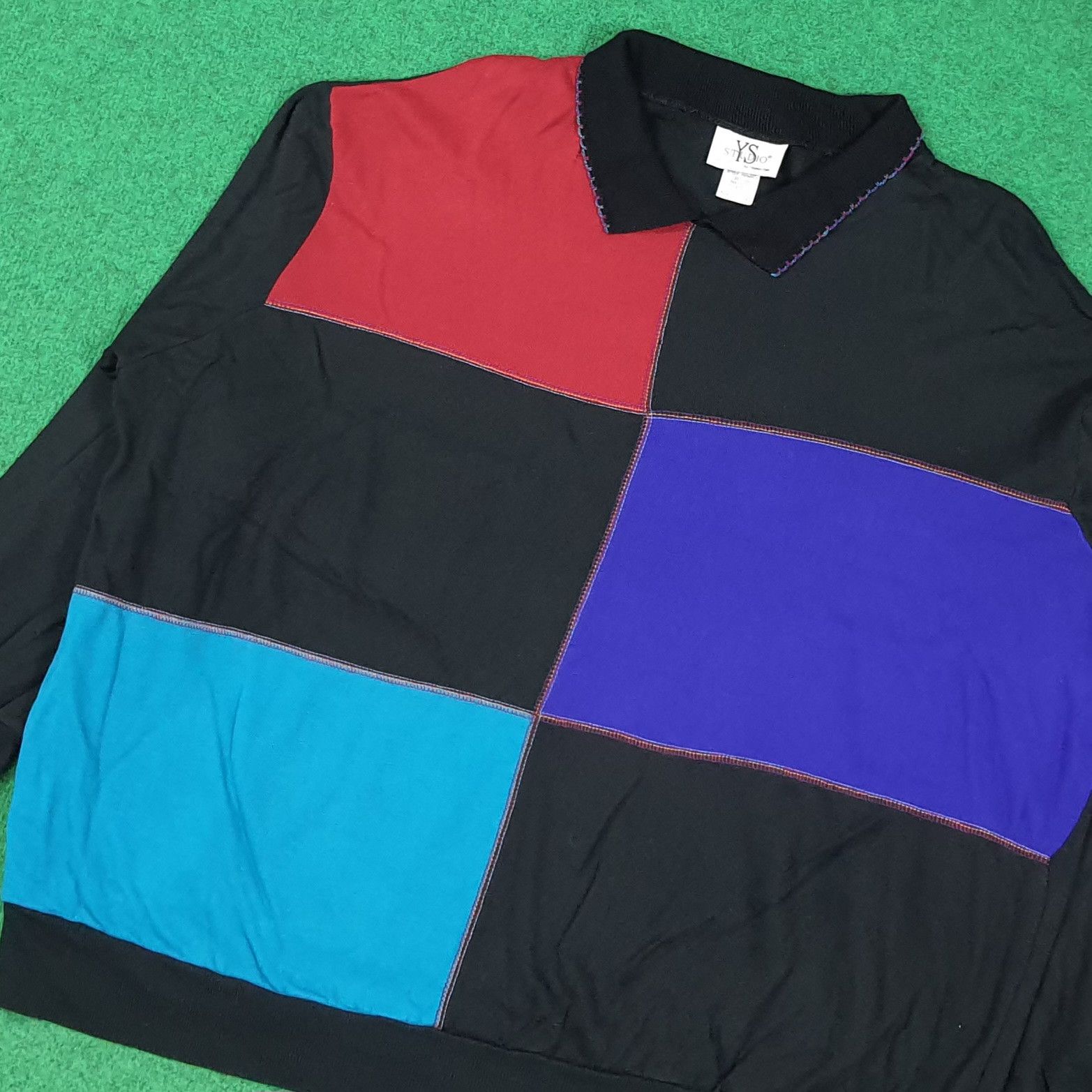 Vintage Vintage 90s YS Studio Youngstuff Sweatshirt C295N21 Size US XL / EU 56 / 4 - 2 Thumbnail