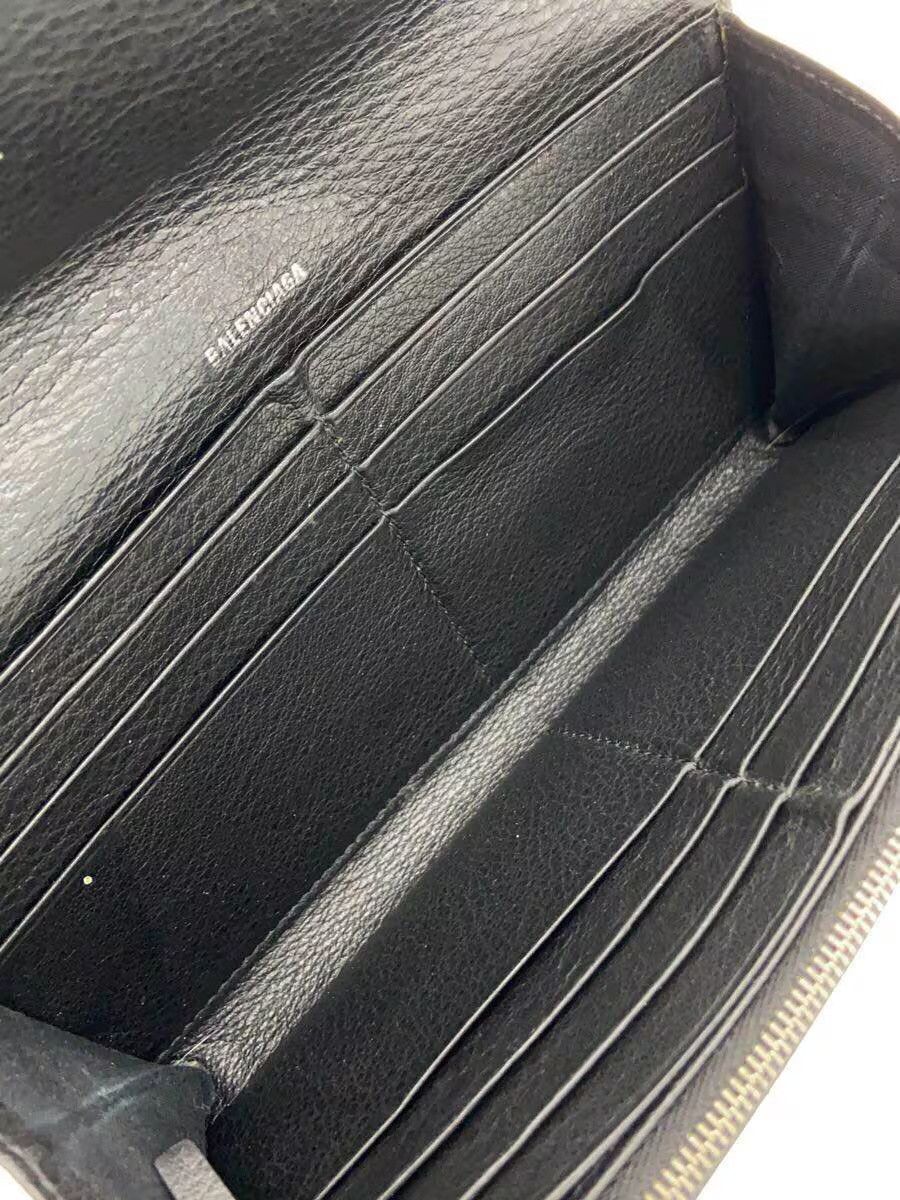 Balenciaga Balenciaga Leather Long Wallet Black Size ONE SIZE - 6 Thumbnail