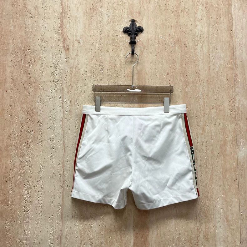Gucci Gucci White side striped shorts 2505-Nextarrow Size 32" / US 10 / IT 46 - 2 Thumbnail