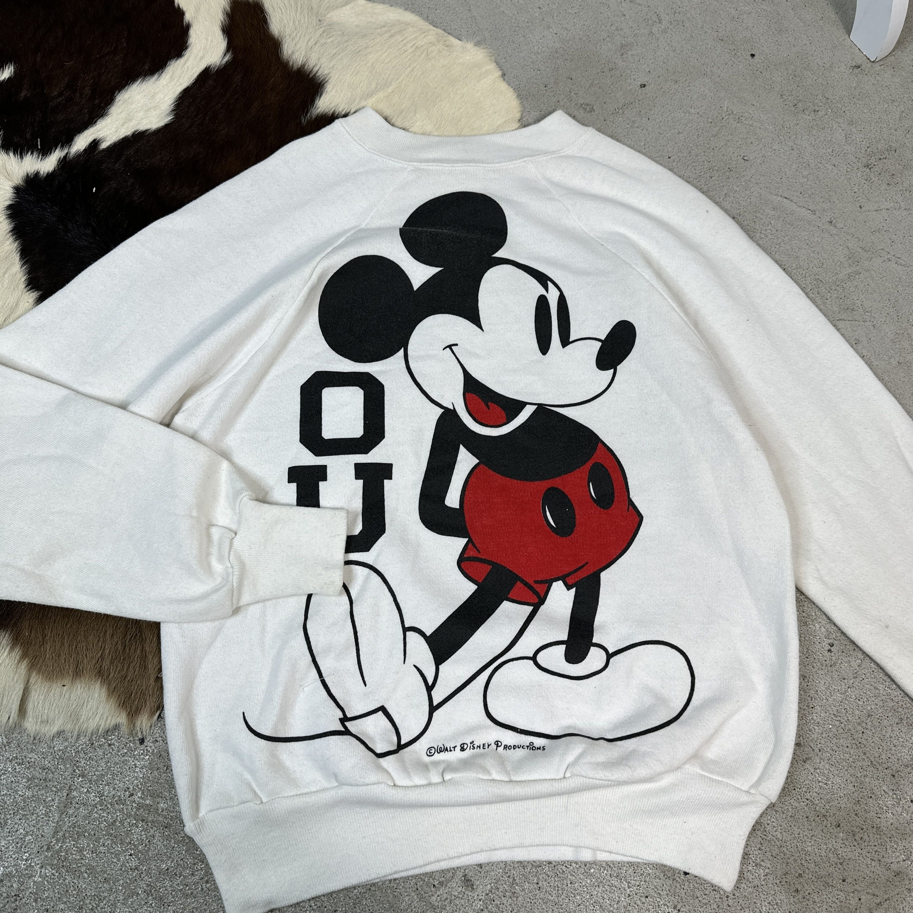 Vintage Vintage Mickey Mouse 80s Sweatshirt Size US S / EU 44-46 / 1 - 3 Thumbnail