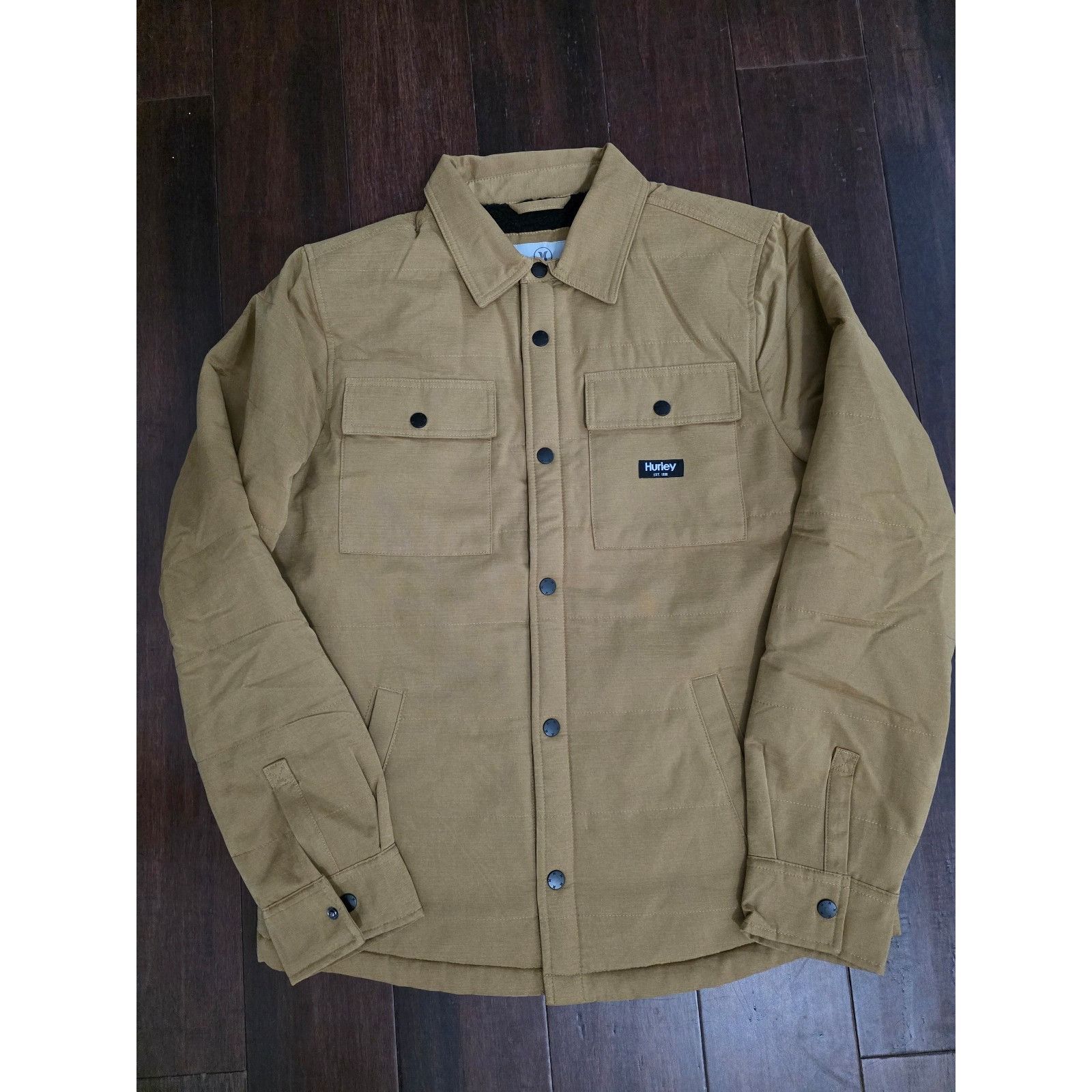 Hurley New Hurley Men's Size Small Tan Jacket Size US S / EU 44-46 / 1 - 1 Thumbnail