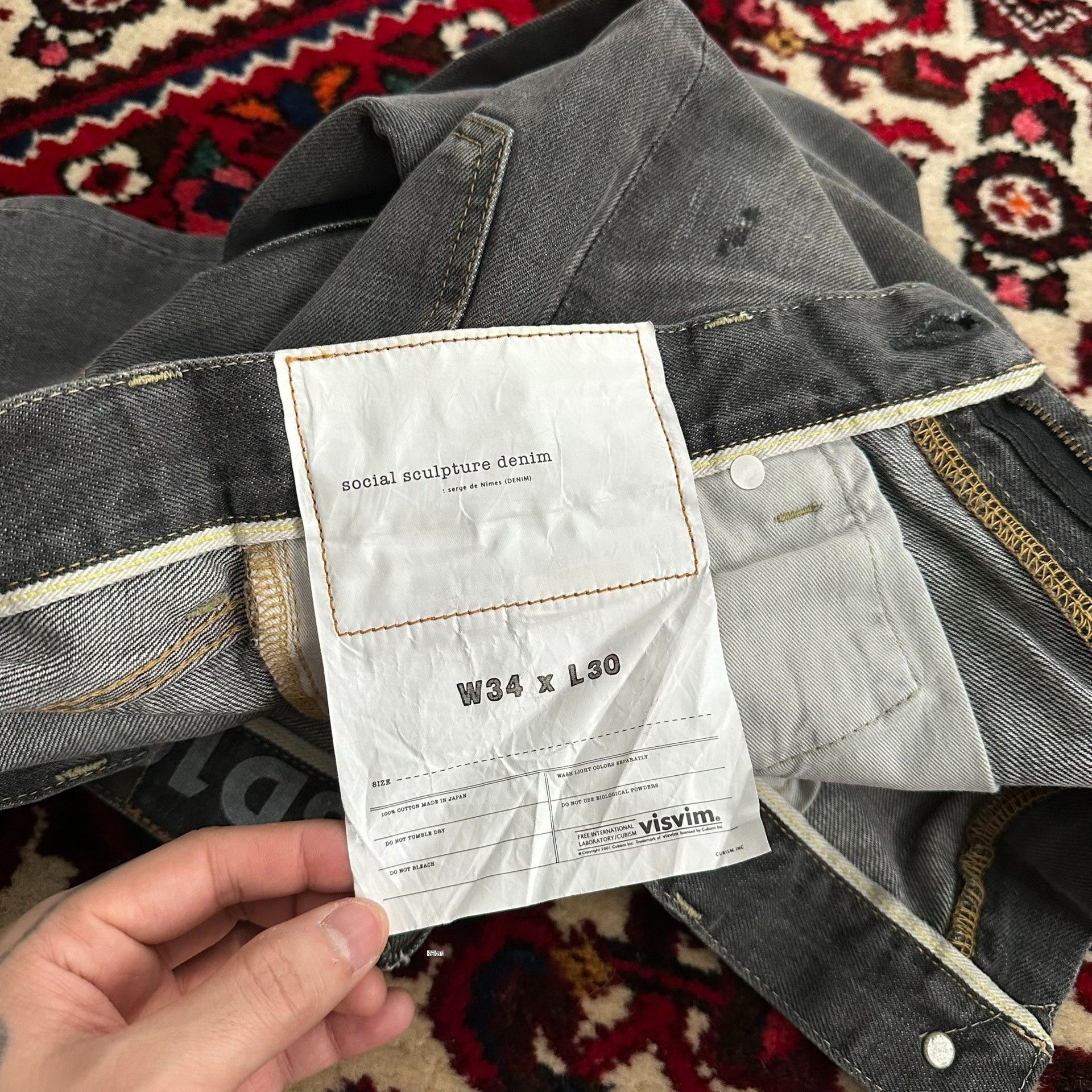 Visvim visvim 17aw 03D10 Washed Jeans Size US 34 / EU 50 - 8 Thumbnail