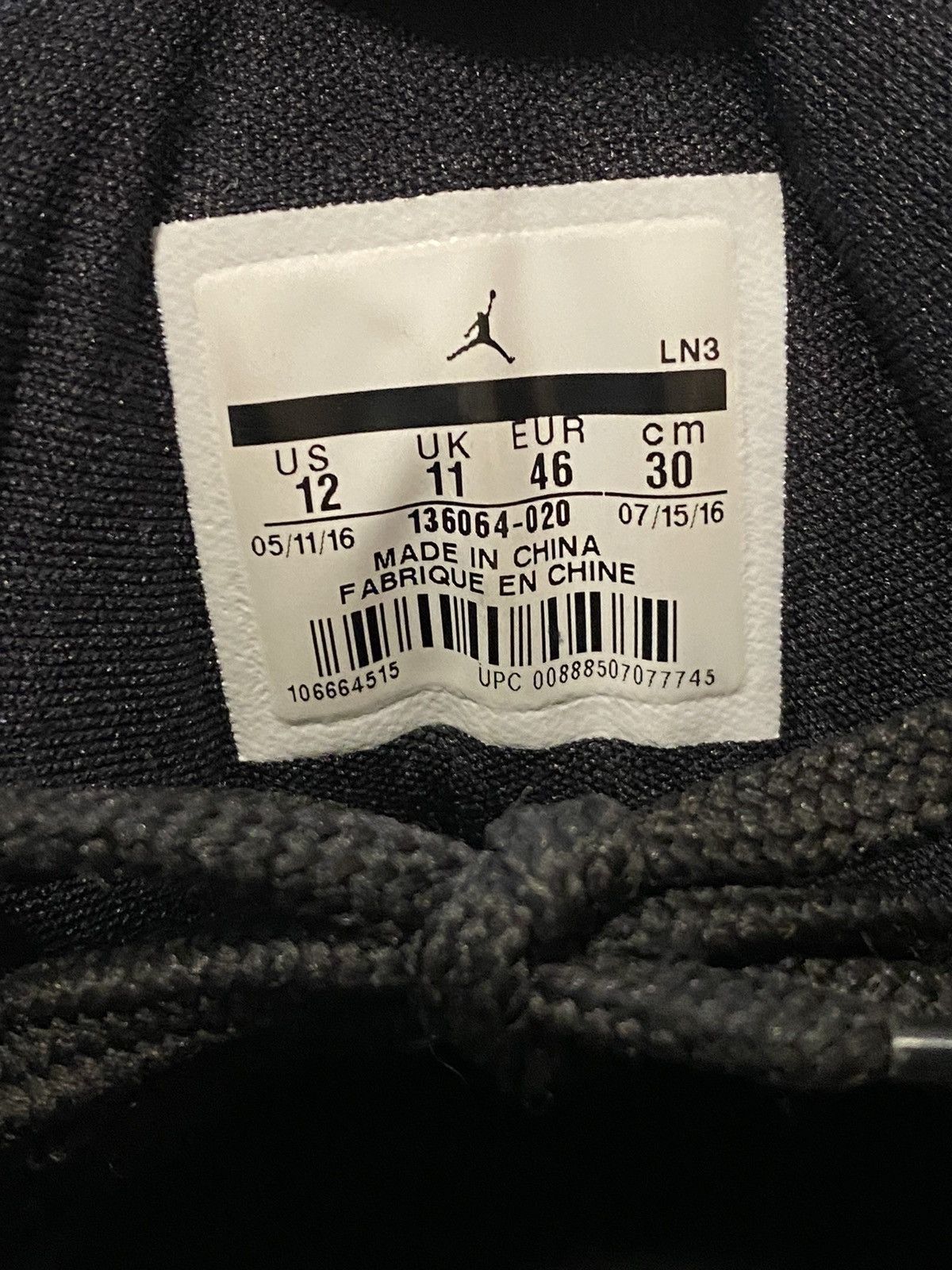 Jordan Brand Jordan 3 Retro Cyber Monday 2016 Size 12 Size US 12 / EU 45 - 6 Thumbnail