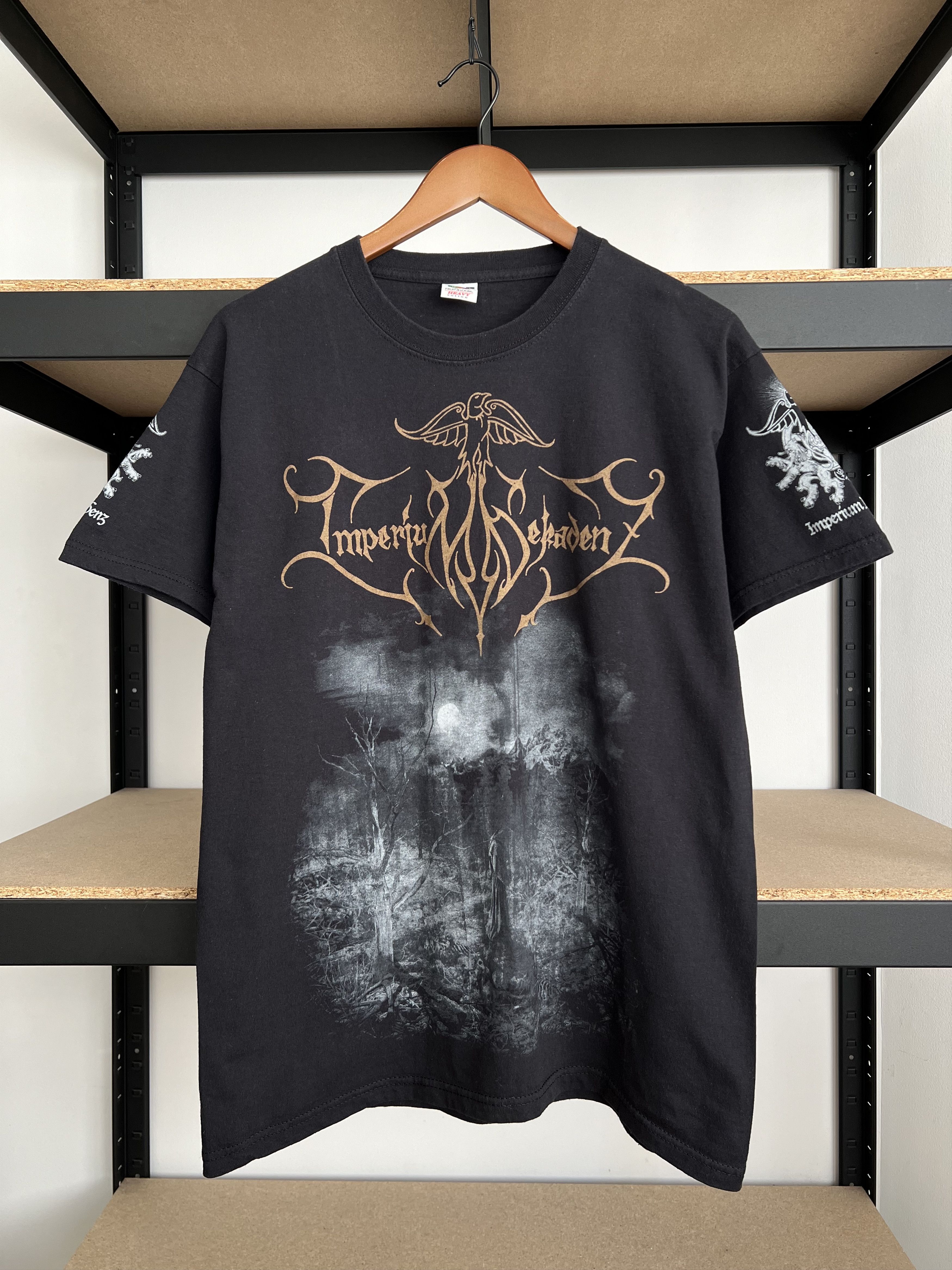 Band Tees Vintage 2000s Imperium Dekadenz Black Metal Band Black Tee Size US L / EU 52-54 / 3 - 1 Thumbnail